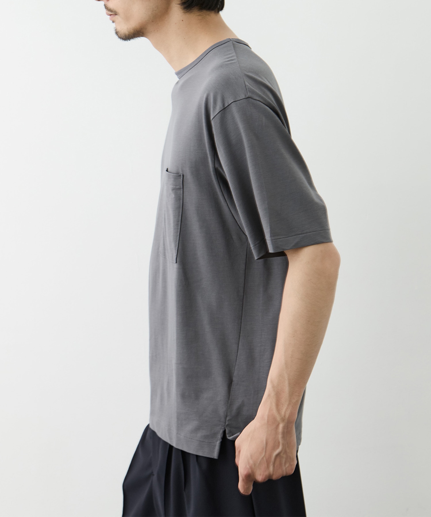 BROAD AIR JERSEY POCKET T-SHIRT BATONER