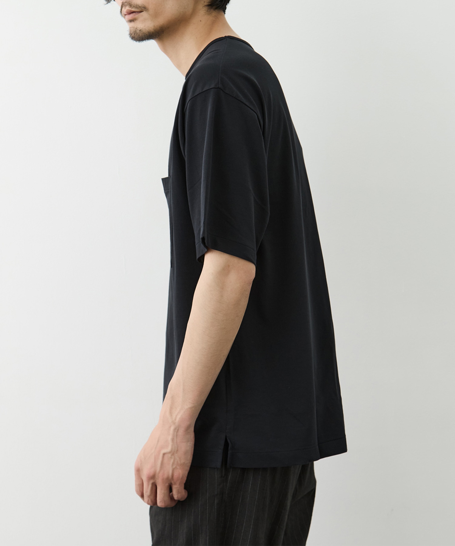 BROAD AIR JERSEY POCKET T-SHIRT BATONER