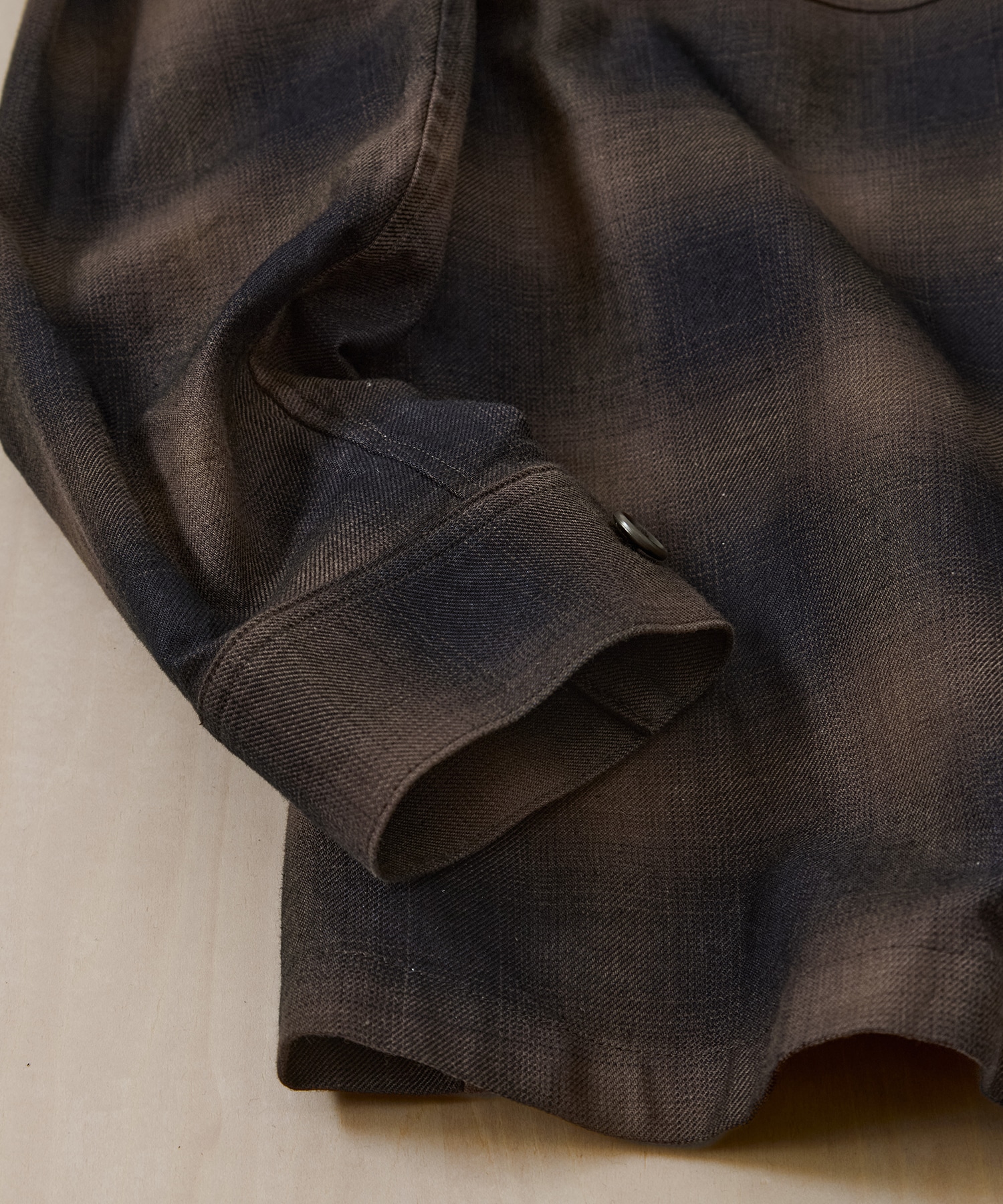 ロープインディゴオンブレCPOシャツ KEY TIMEZ