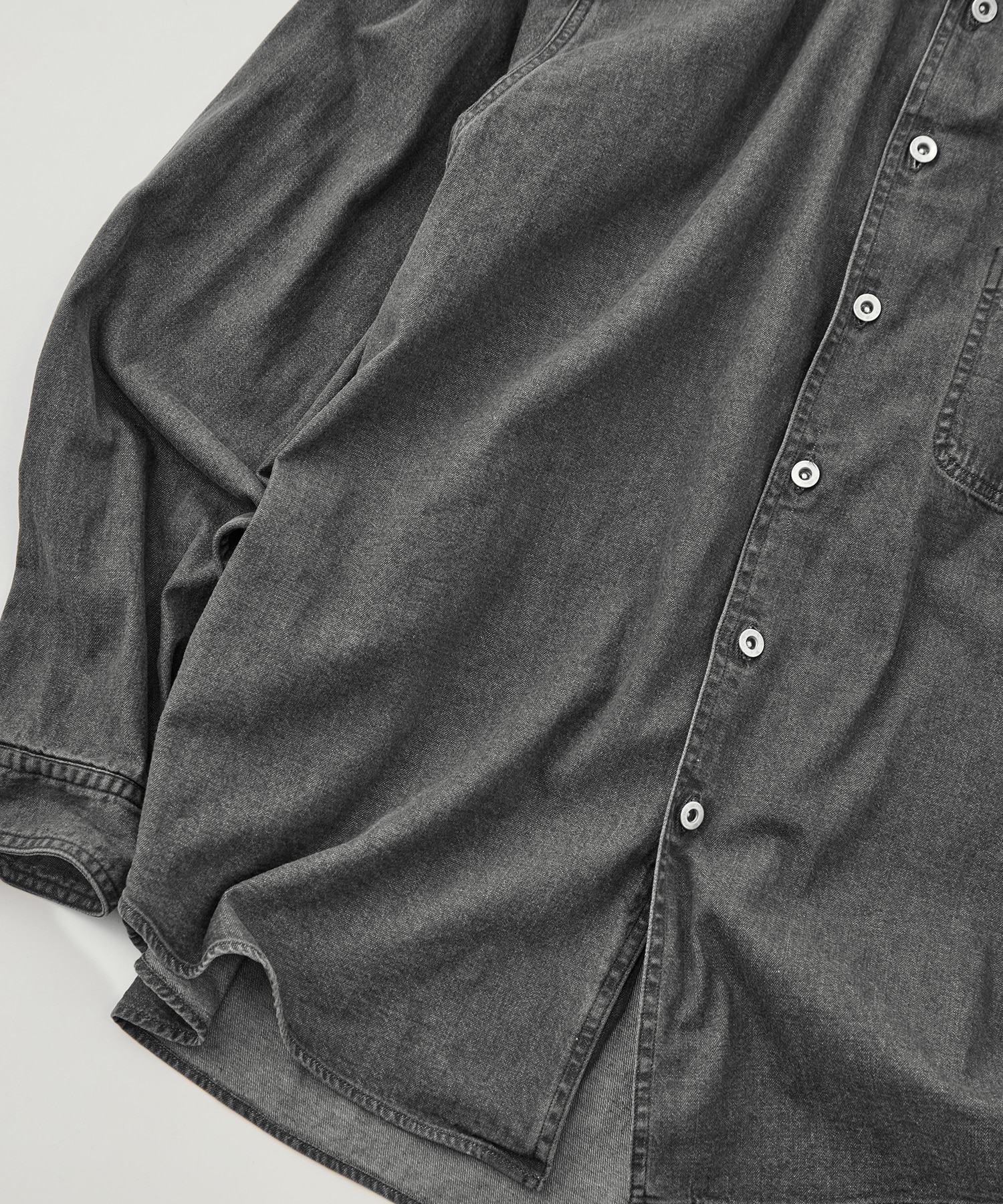 Vintage Washed Denim Shirt YOKE