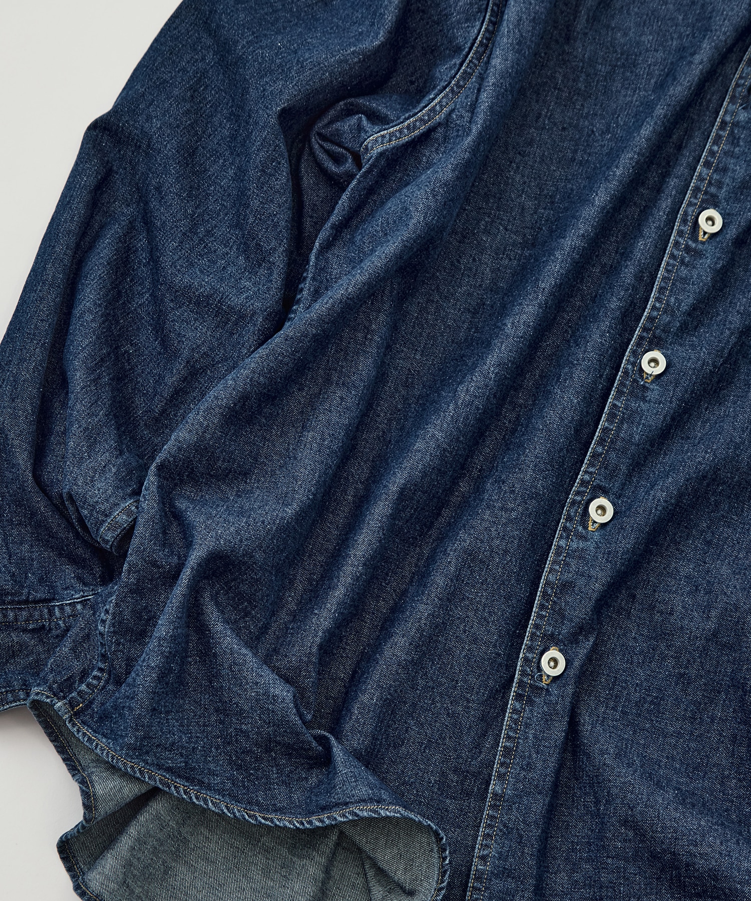 Vintage Washed Denim Shirt YOKE