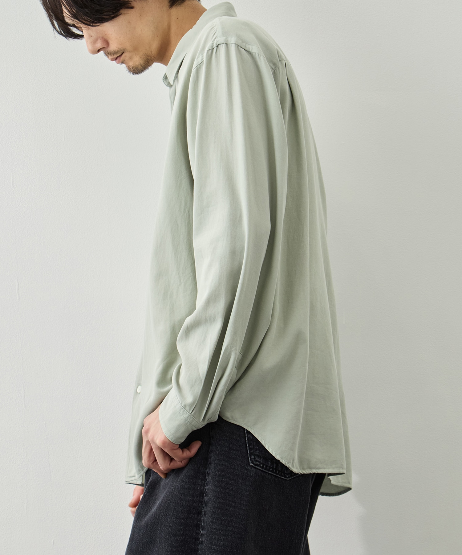 COTTON SILK VIERA LOOSE FIT SHIRT ATON