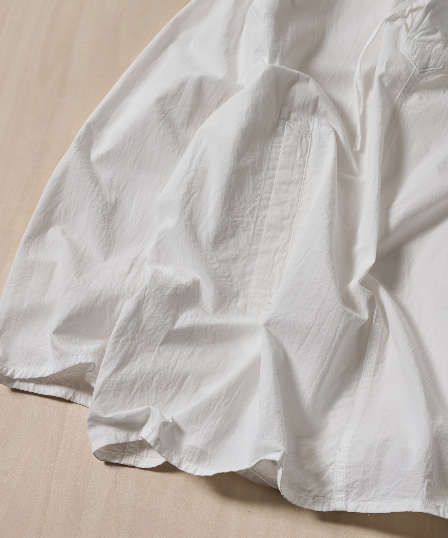 Hard Twist Cotton Linen Snow Parka blurhms