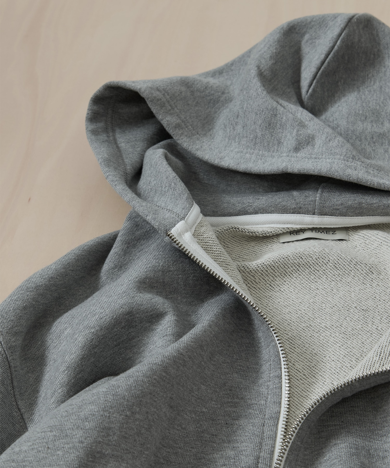 コンパクトループFテリーZipフーディー KEY TIMEZ