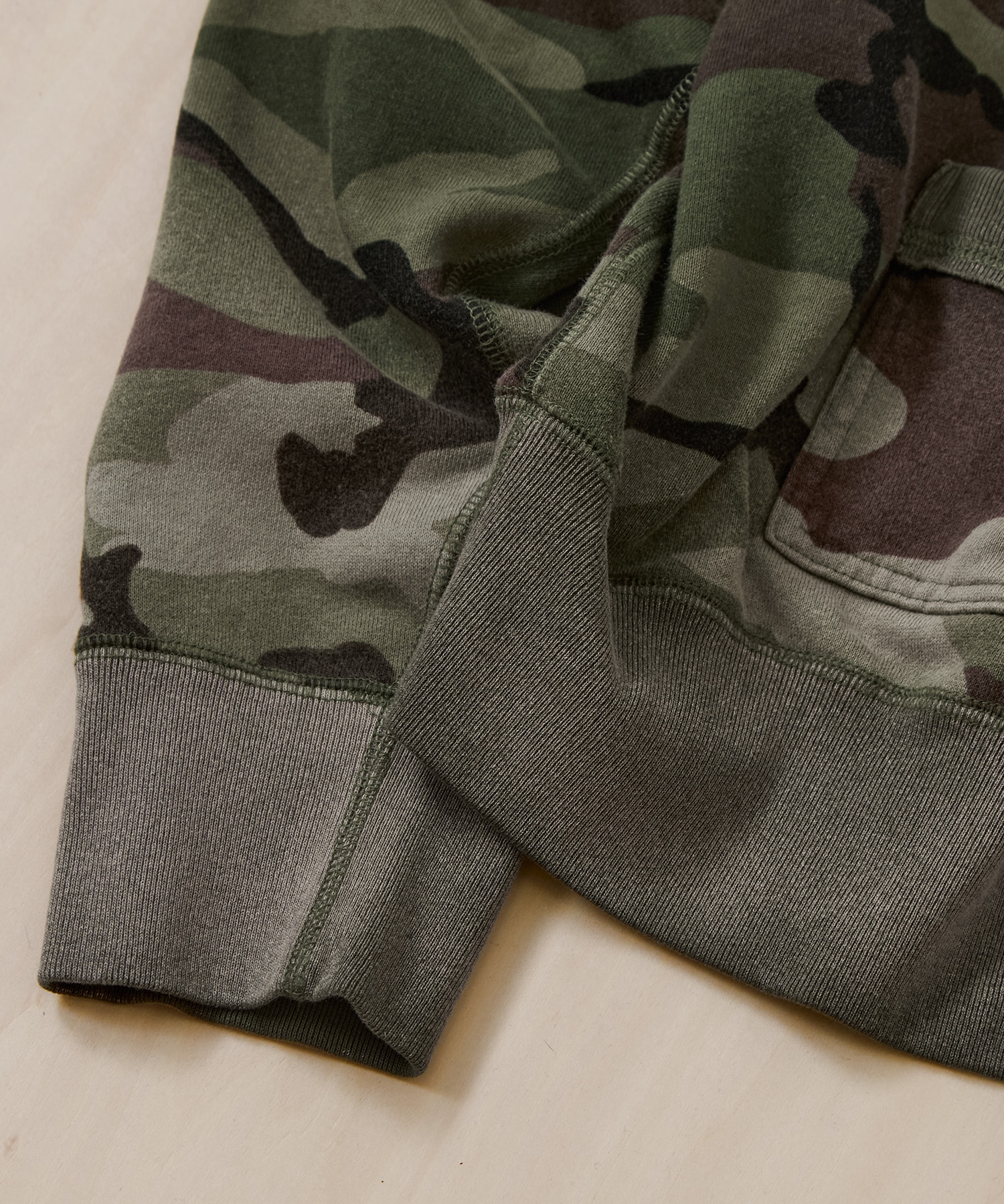 Camo Sweat Cardigan KHOKI