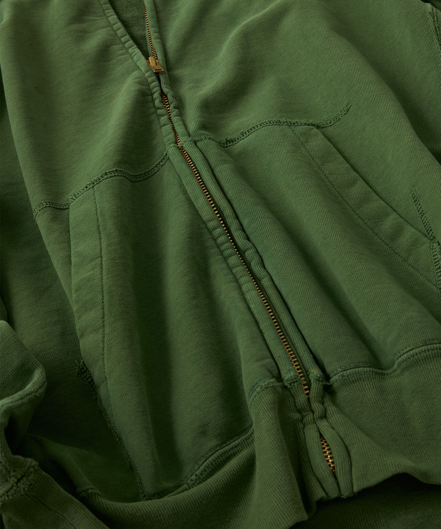 SP加工裏毛ZIPパーカー New Fit REMI RELIEF