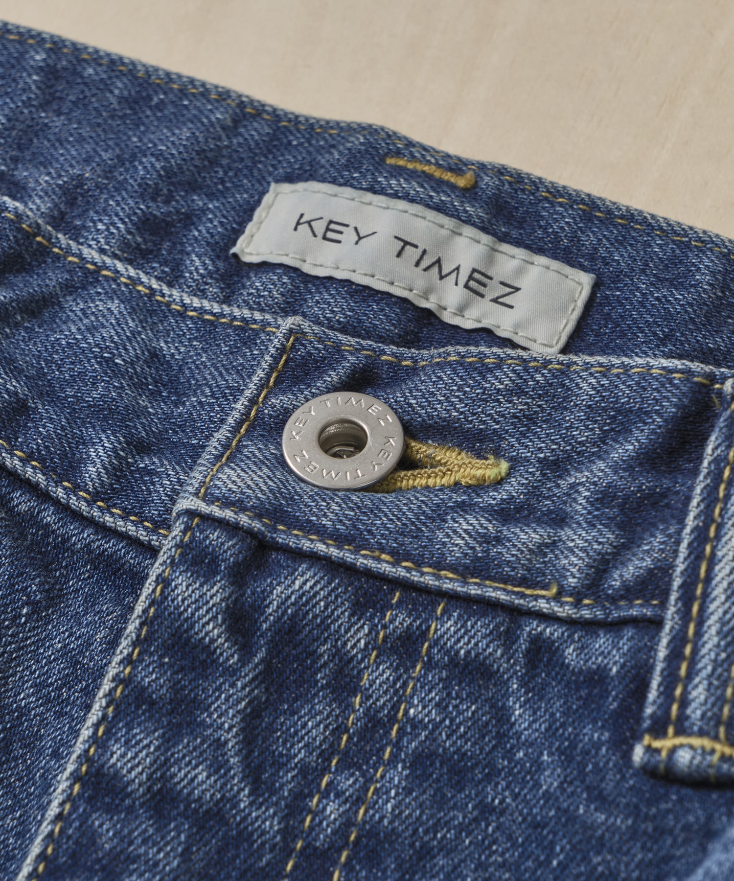 ヴィンテージスラブワイドデニム KEY TIMEZ