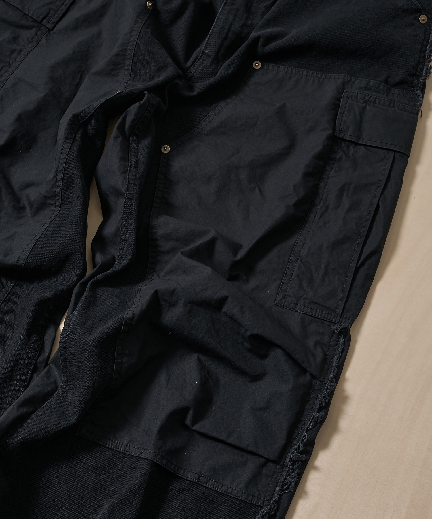 Connected Double Knee Cargo Pants YOKE