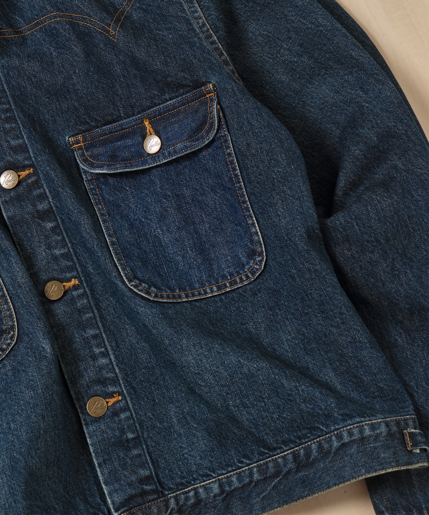 Papillon Emb. Jean Jacket - 12oz Denim Needles