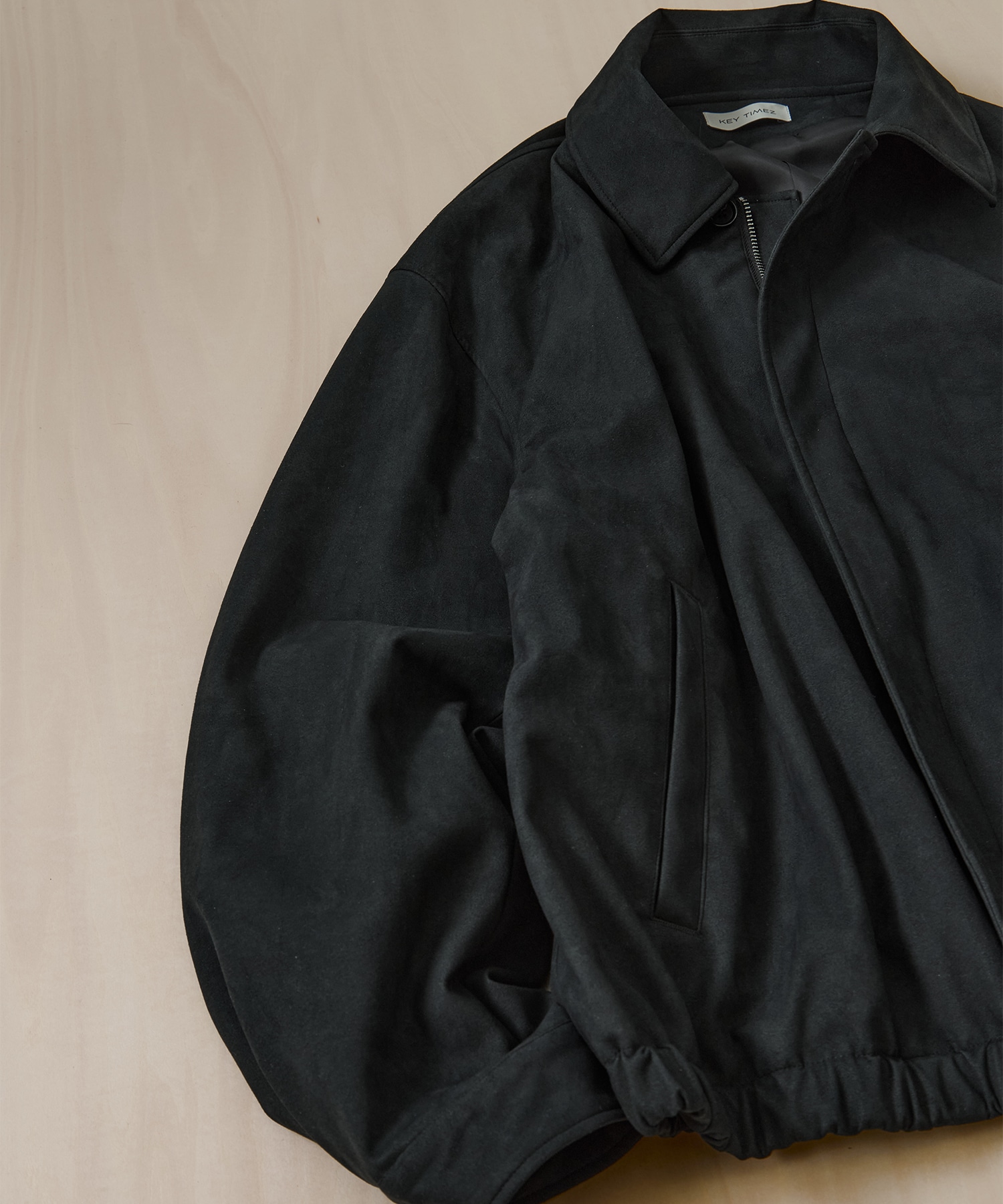 マイクロスエードフライトブルゾン KEY TIMEZ