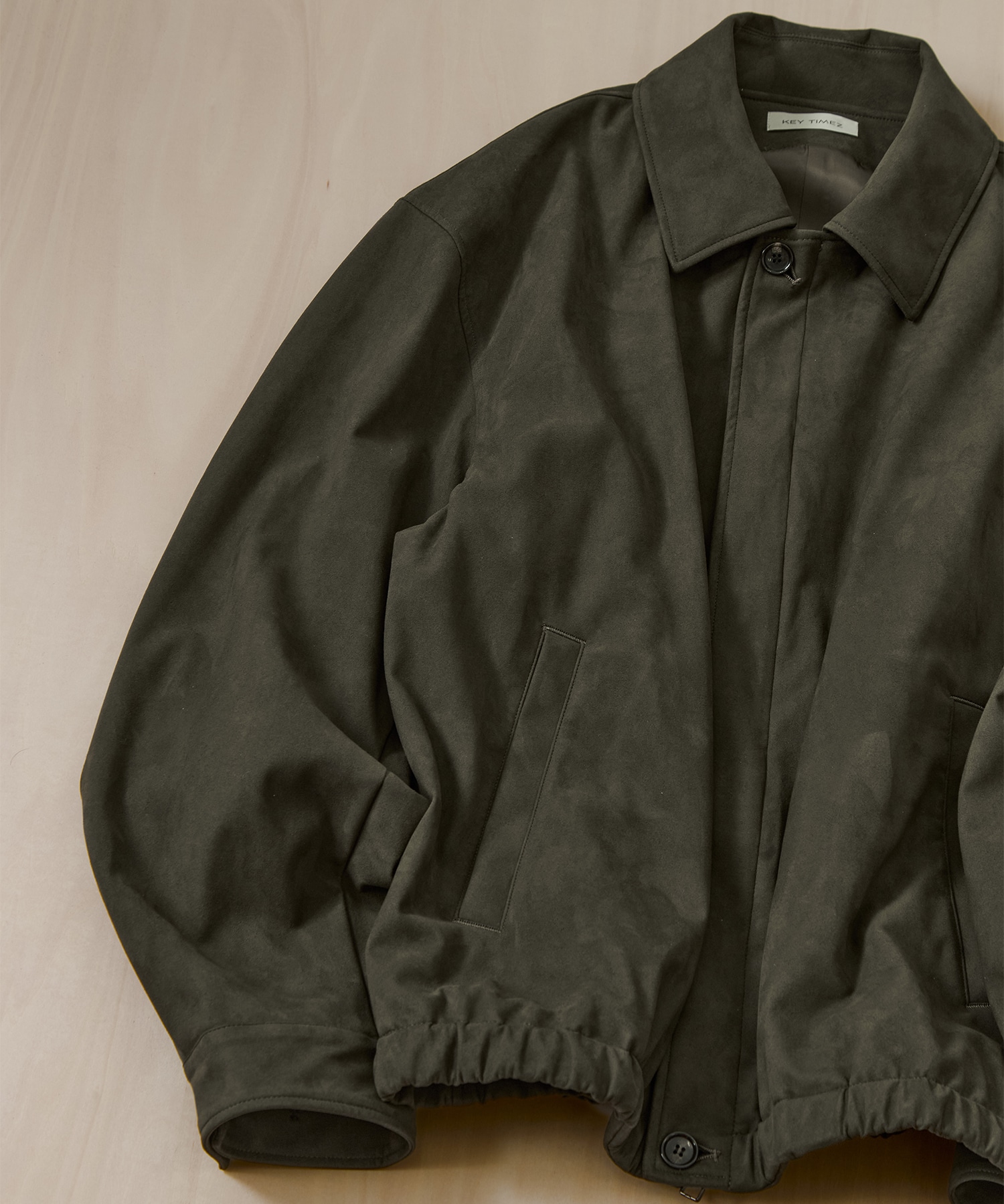マイクロスエードフライトブルゾン KEY TIMEZ