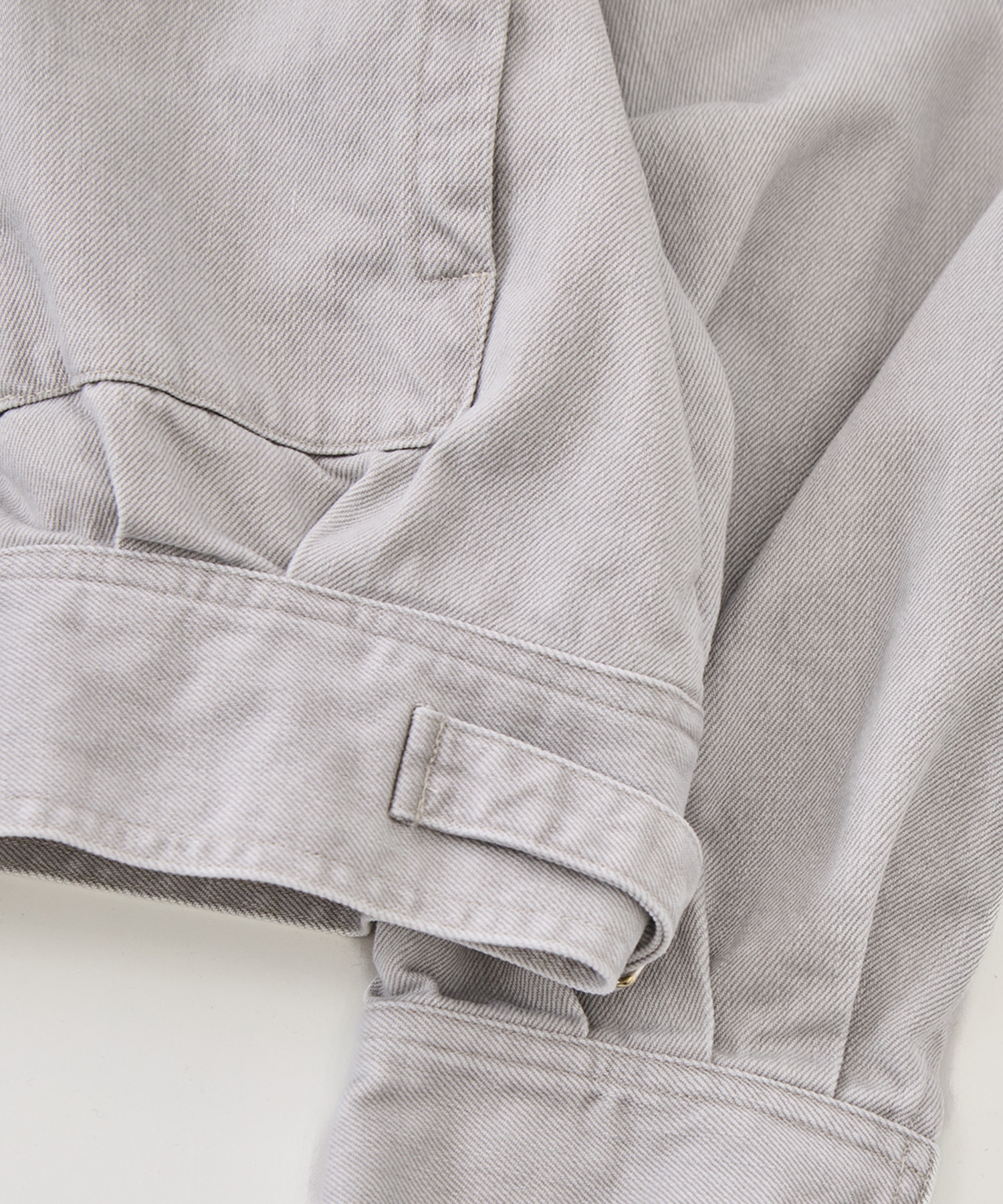 Suface Dyed Denim Stand Collar Blouson YOKE