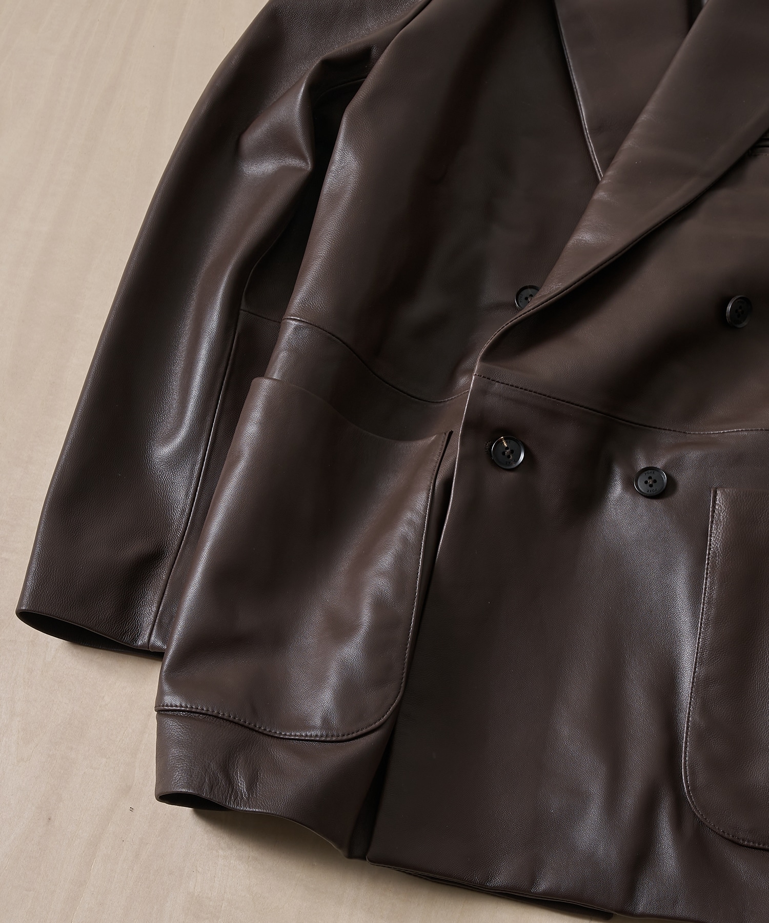 Sheep Leather Double Brested Bleazer YOKE