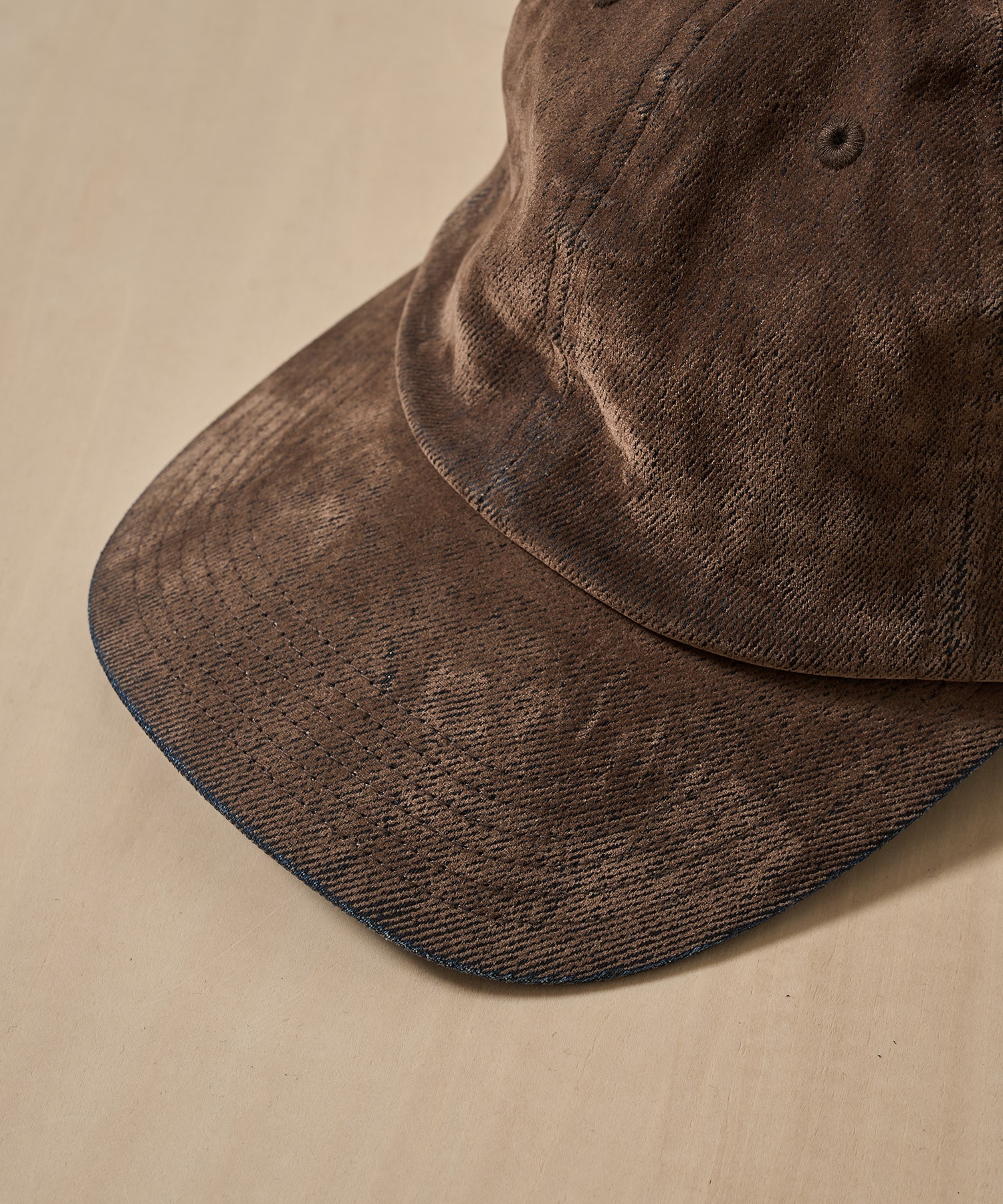 FLOCKY PRINTED DENIM 6PANEL CAP KIJIMA TAKAYUKI