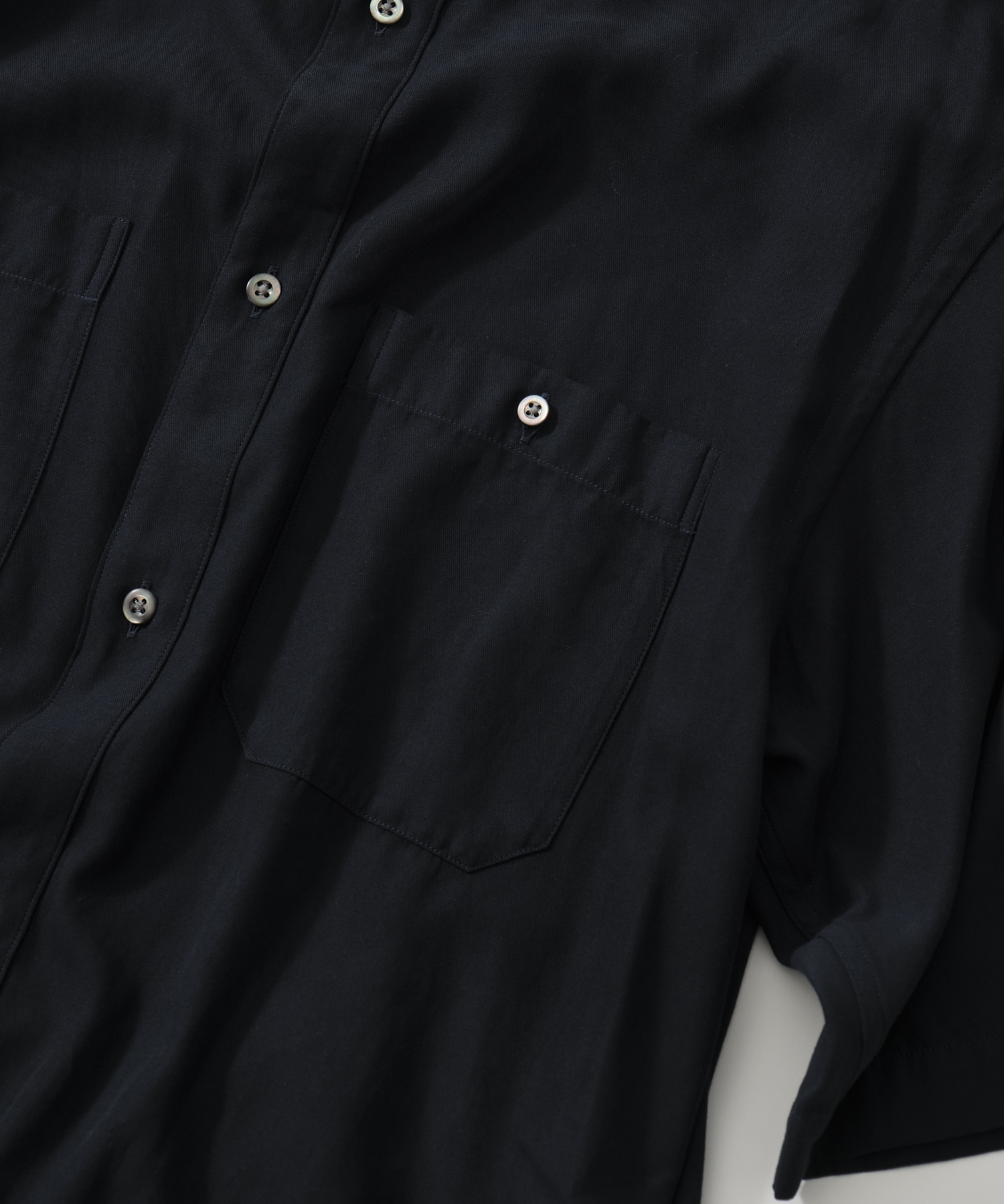 COTTON SILK VIERA LOOSE FIT HALF SLEEVE SHIRT ATON