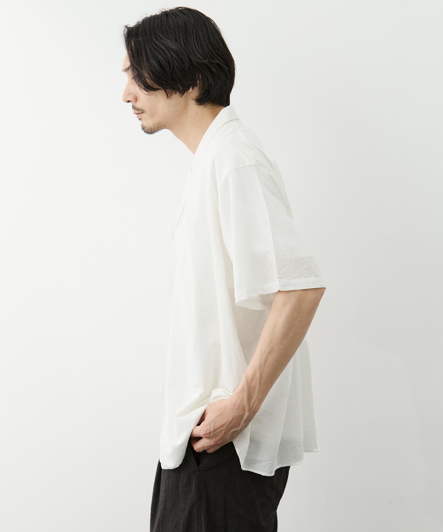 Double Front Half Sleeve Shirt GOOD PEOPLE GOOD STITCHING GOOD PRODUCT