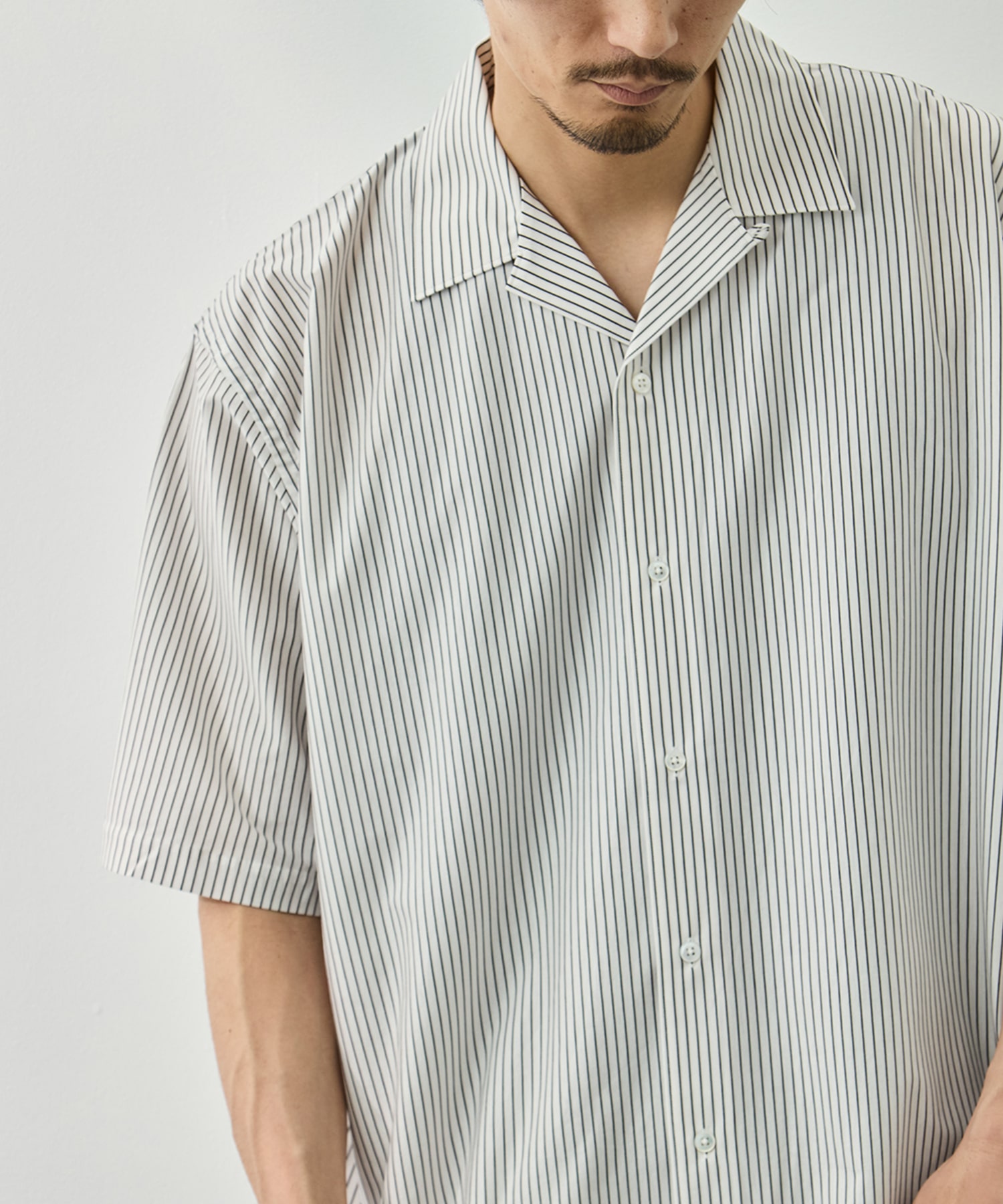 46G Stripe Ether Shirt KANEMASA PHIL.