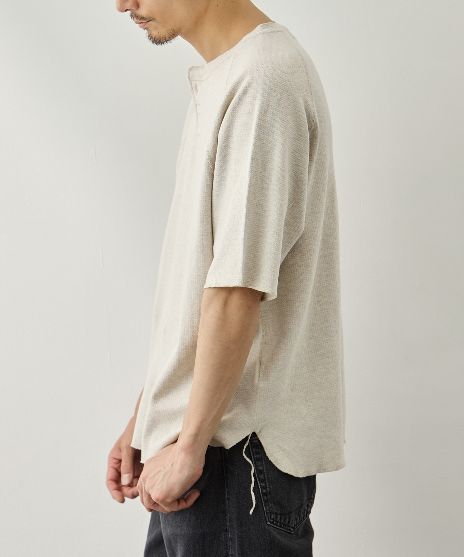 WタックラグランヘンリーネックT REMI RELIEF