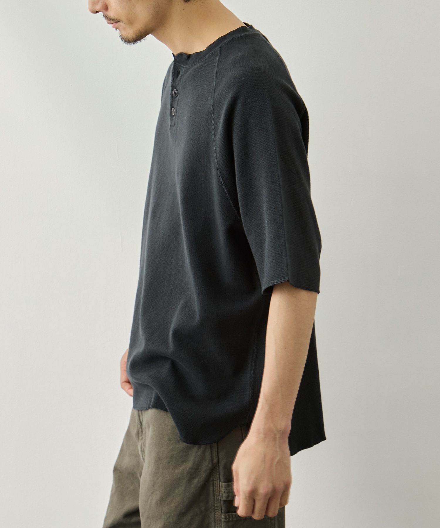 WタックラグランヘンリーネックT REMI RELIEF