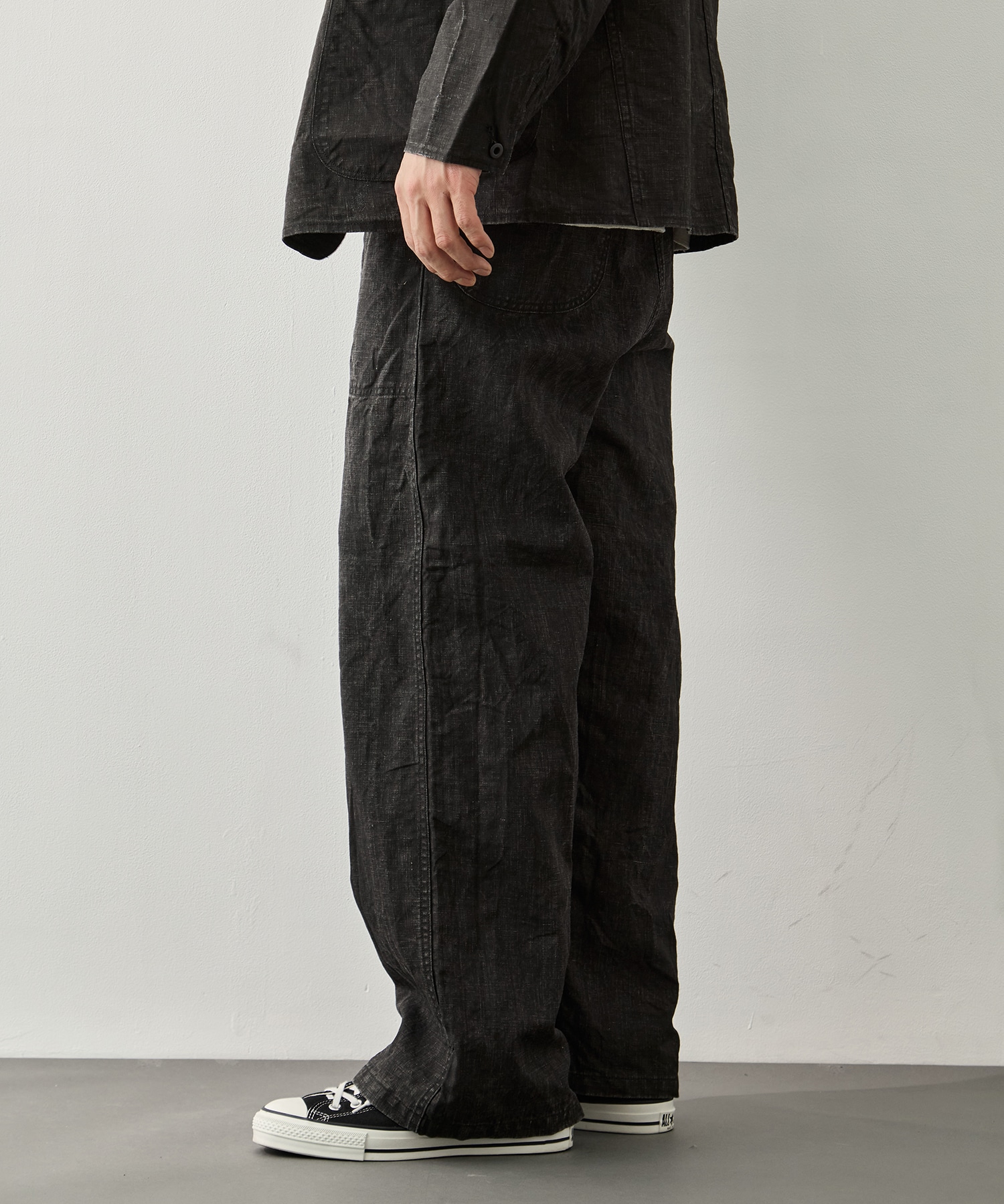 WWII 40S U.S NAVY SUMI COATED LINEN UTILITY TROUSERS orslow