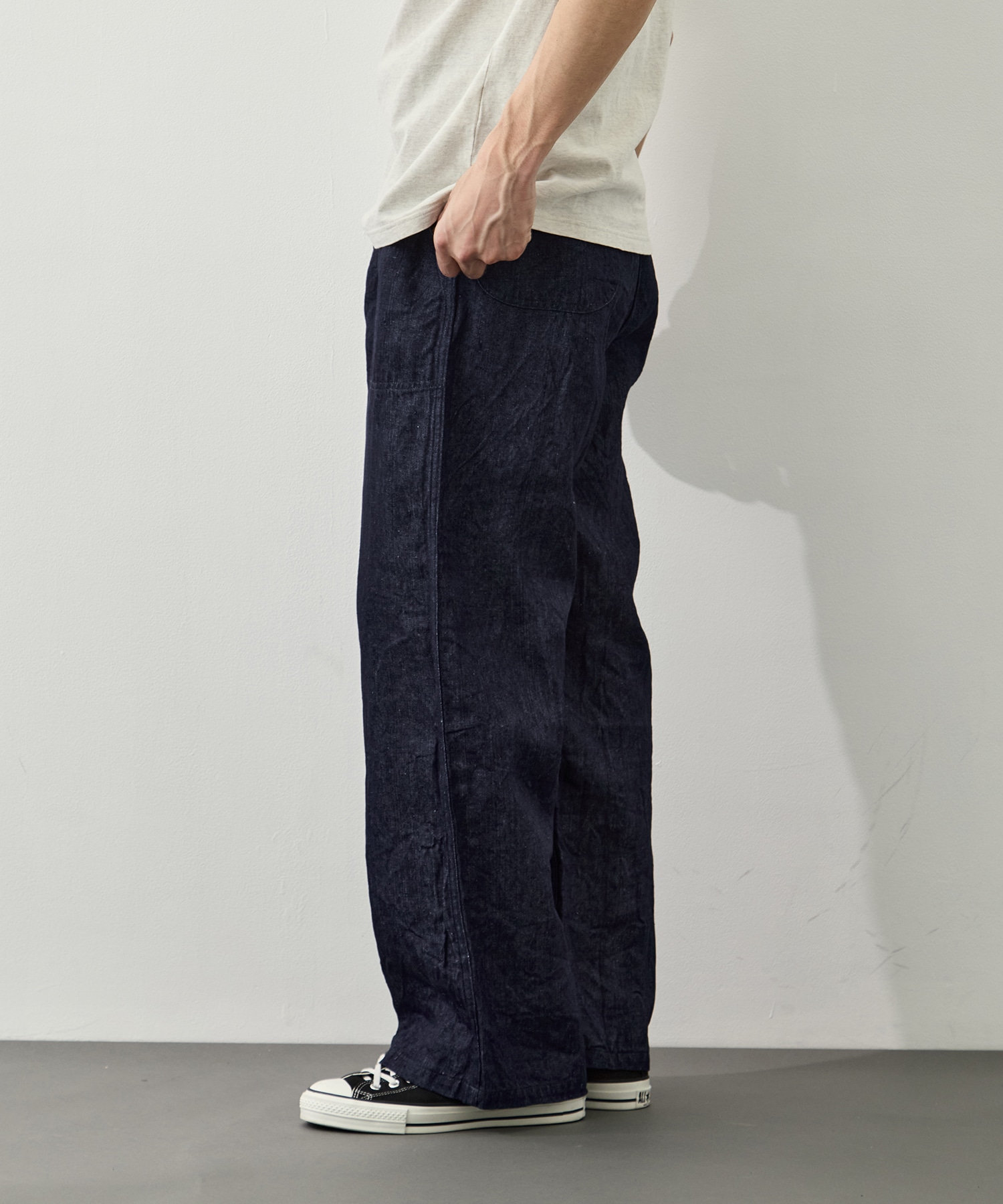 WWII 40S U.S NAVY LINEN DENIM UTILITY TROUSERS orslow