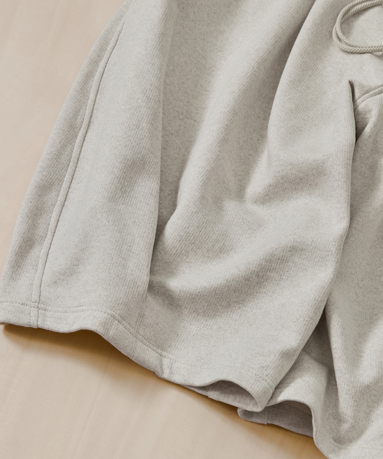 Pleated Balloon Sweat Shorts KHOKI