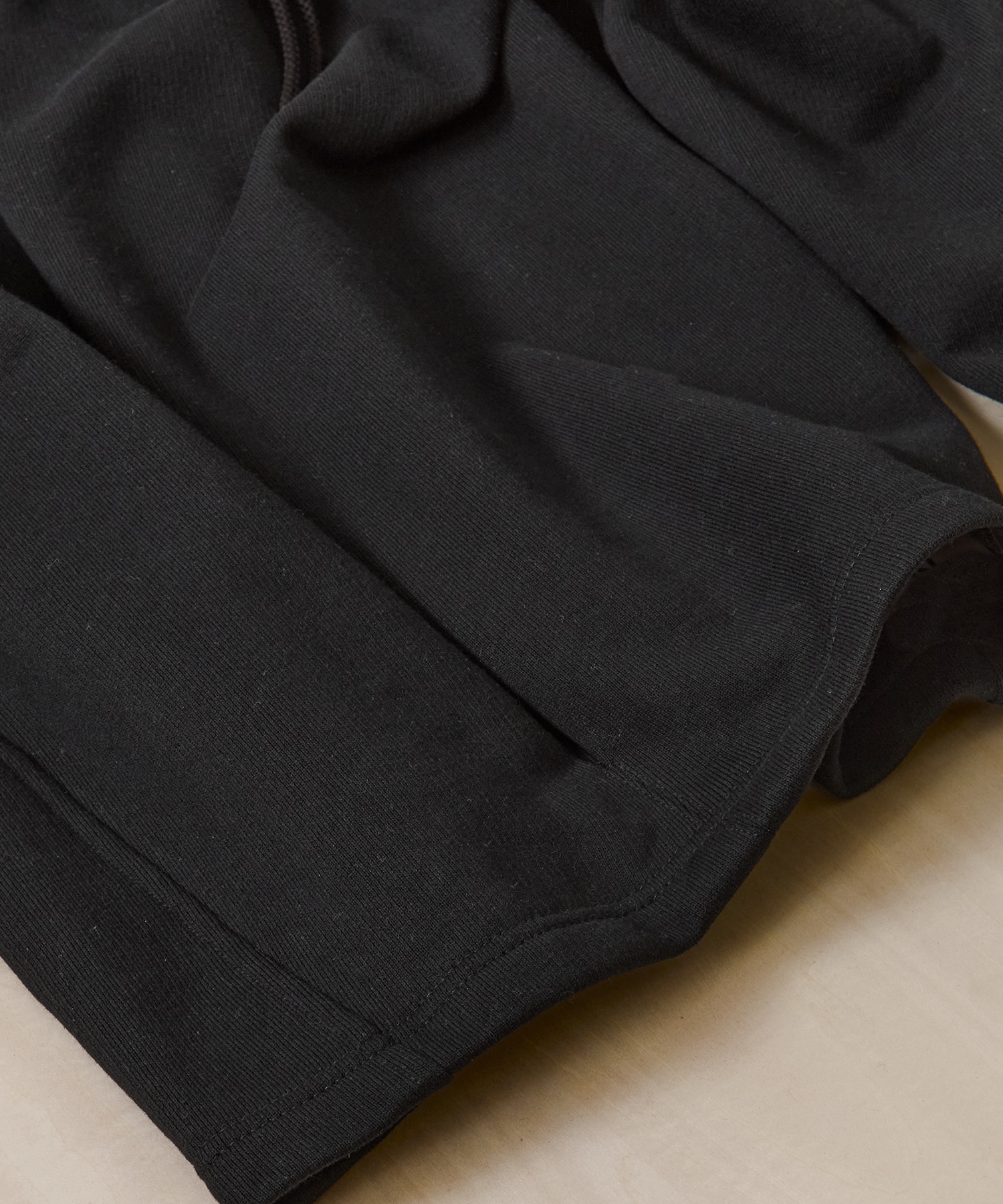 Pleated Balloon Sweat Shorts KHOKI