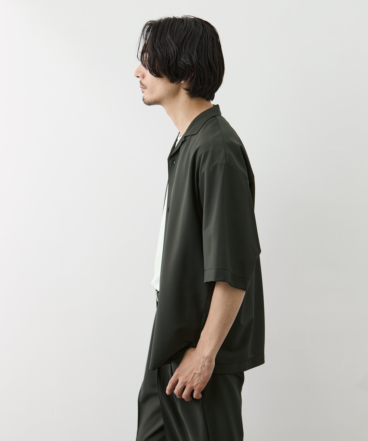 別注 Open Collor Half Sleeve Shirt GOOD PEOPLE GOOD STITCHING GOOD PRODUCT