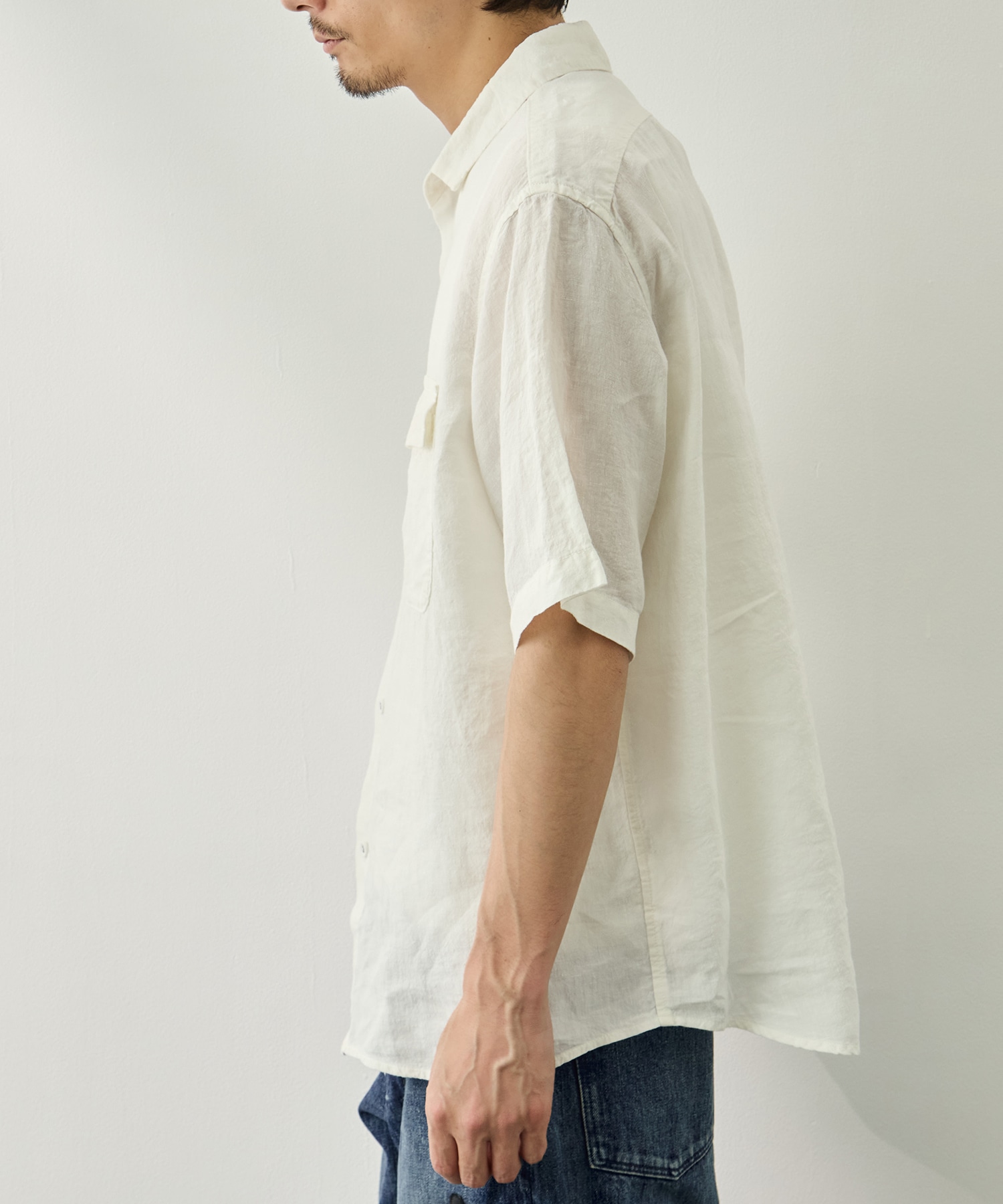 グランパリネンシャツ BRU NA BOINNE