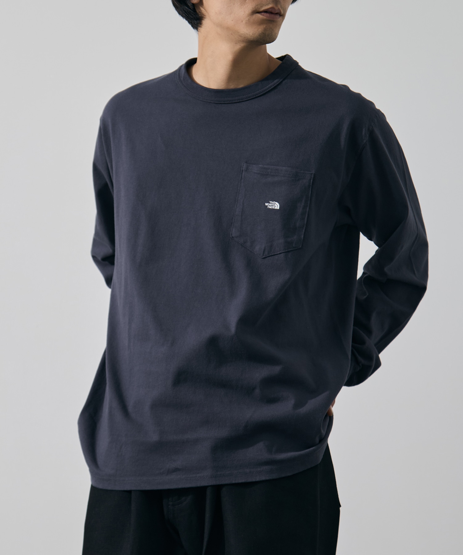 8oz Field Long Sleeve Pocket Tee THE NORTH FACE Purple Label