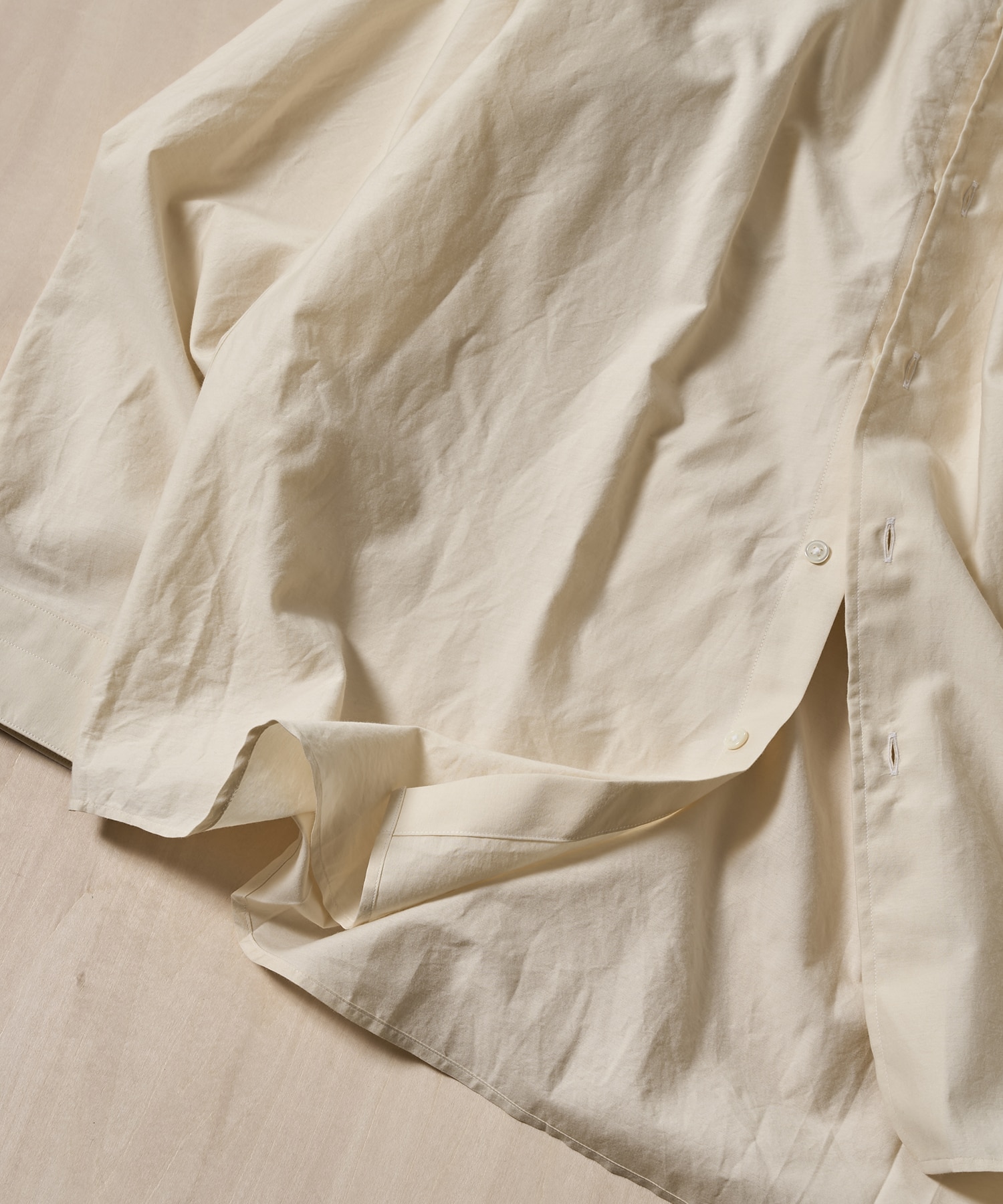 SILK COTTON STANDARD SHIRT FUJI