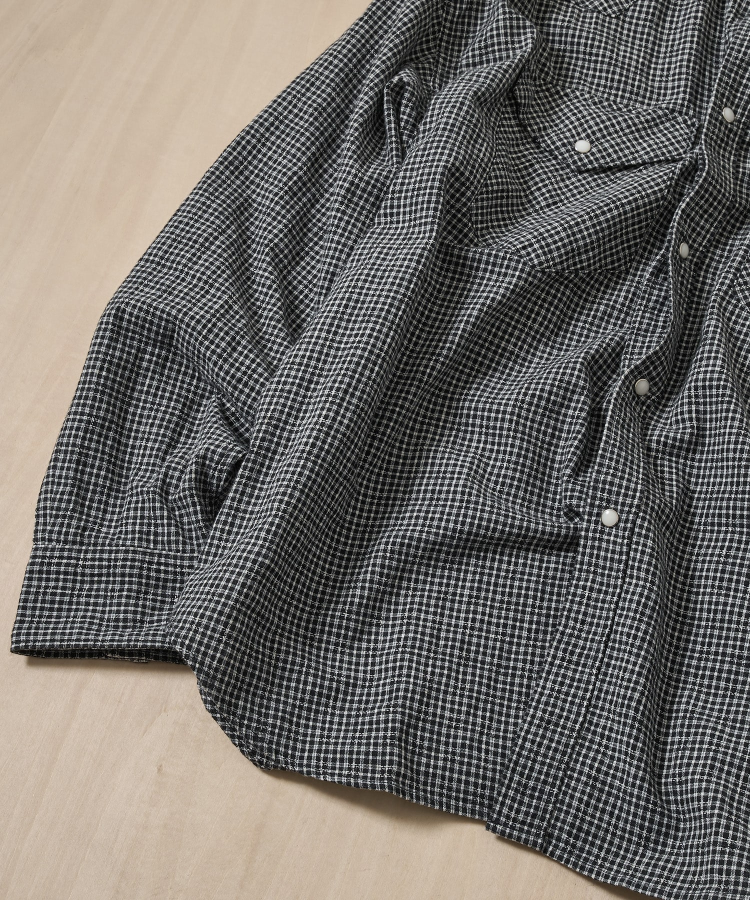 Dobby Gingham Check L/S Western Shirt COOTIE PRODUCTIONS
