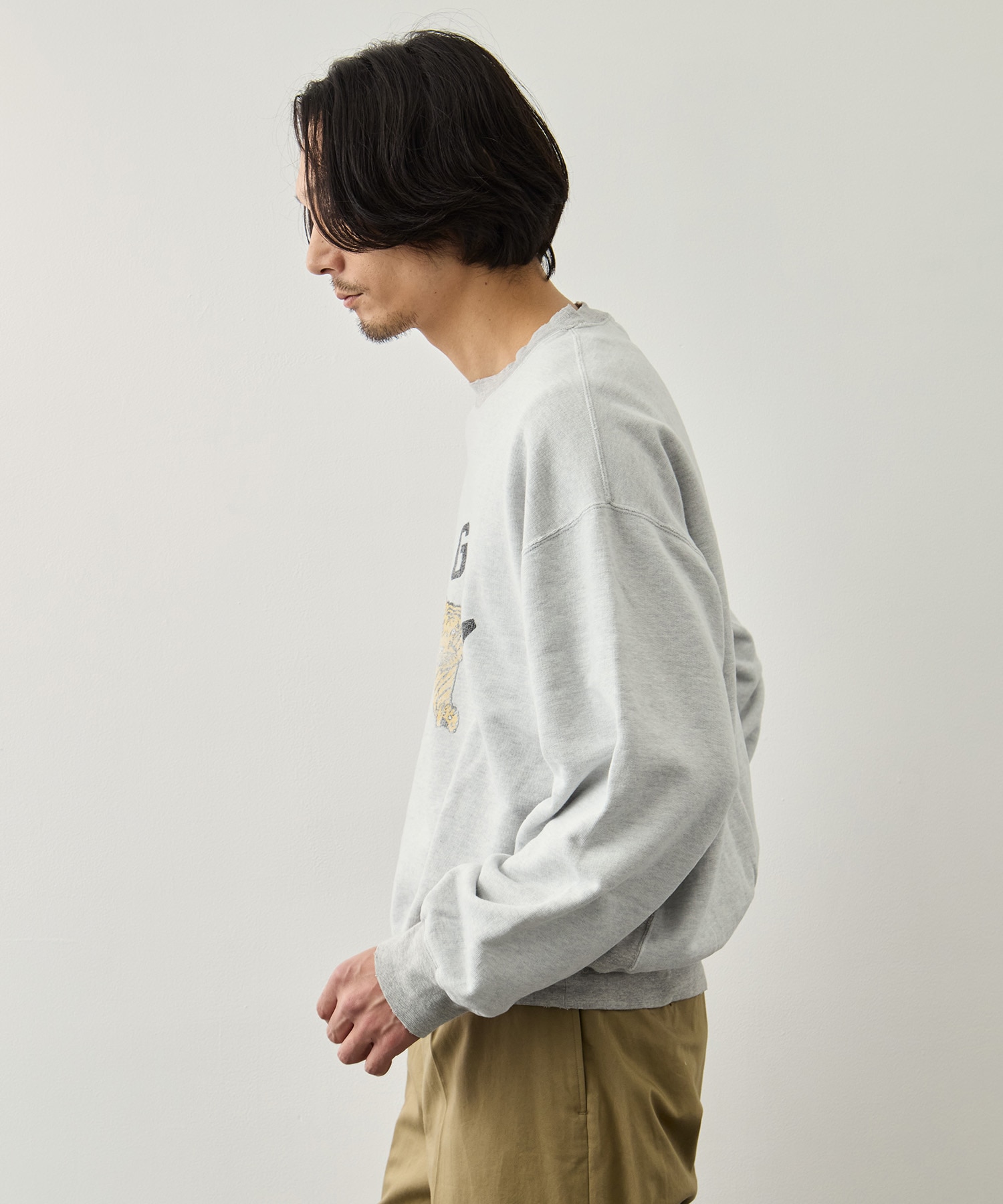 NEW SP加工3飛び裏毛クルー(VIRGINIA) REMI RELIEF