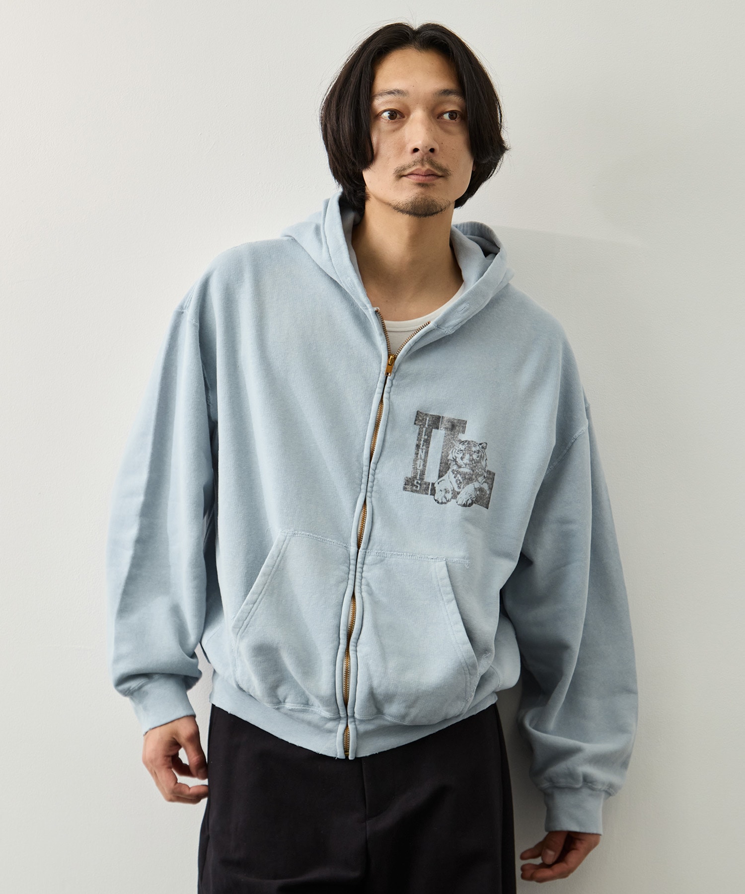 NEW SP加工3飛び裏毛ZIPパーカー(IL) REMI RELIEF