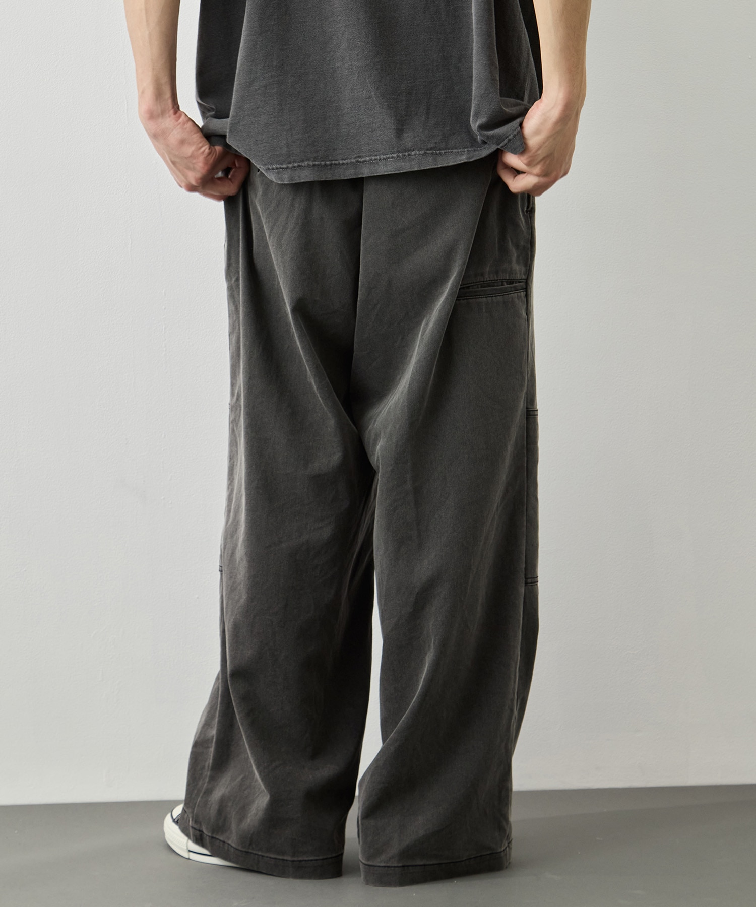 Pigment Coating T/R Twill Double Knee Work Trousers COOTIE PRODUCTIONS