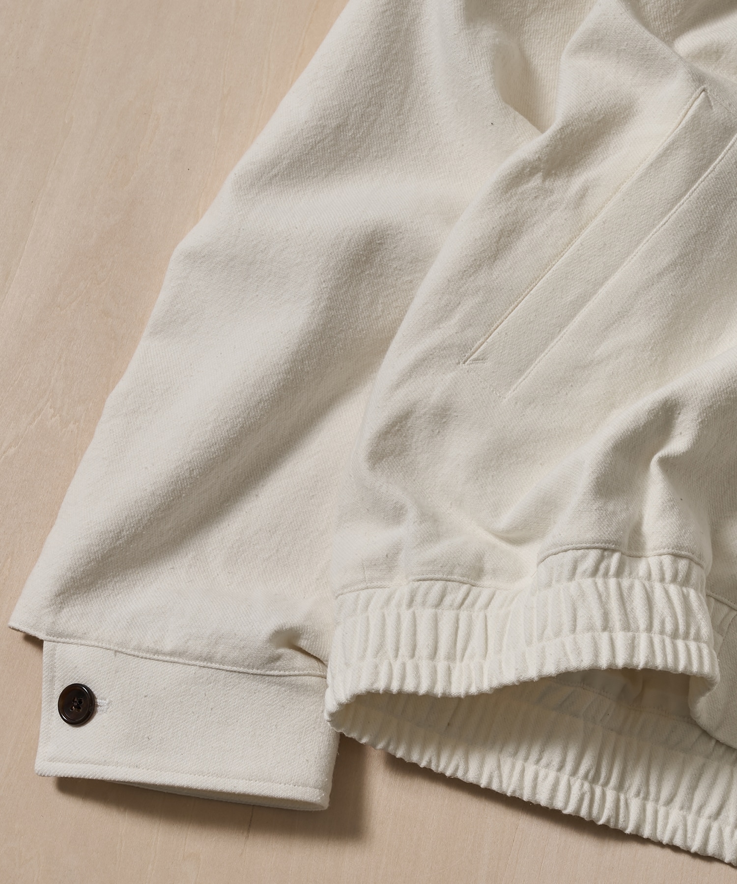 COTTON SILK RAGLAN BLOUSON FUJI