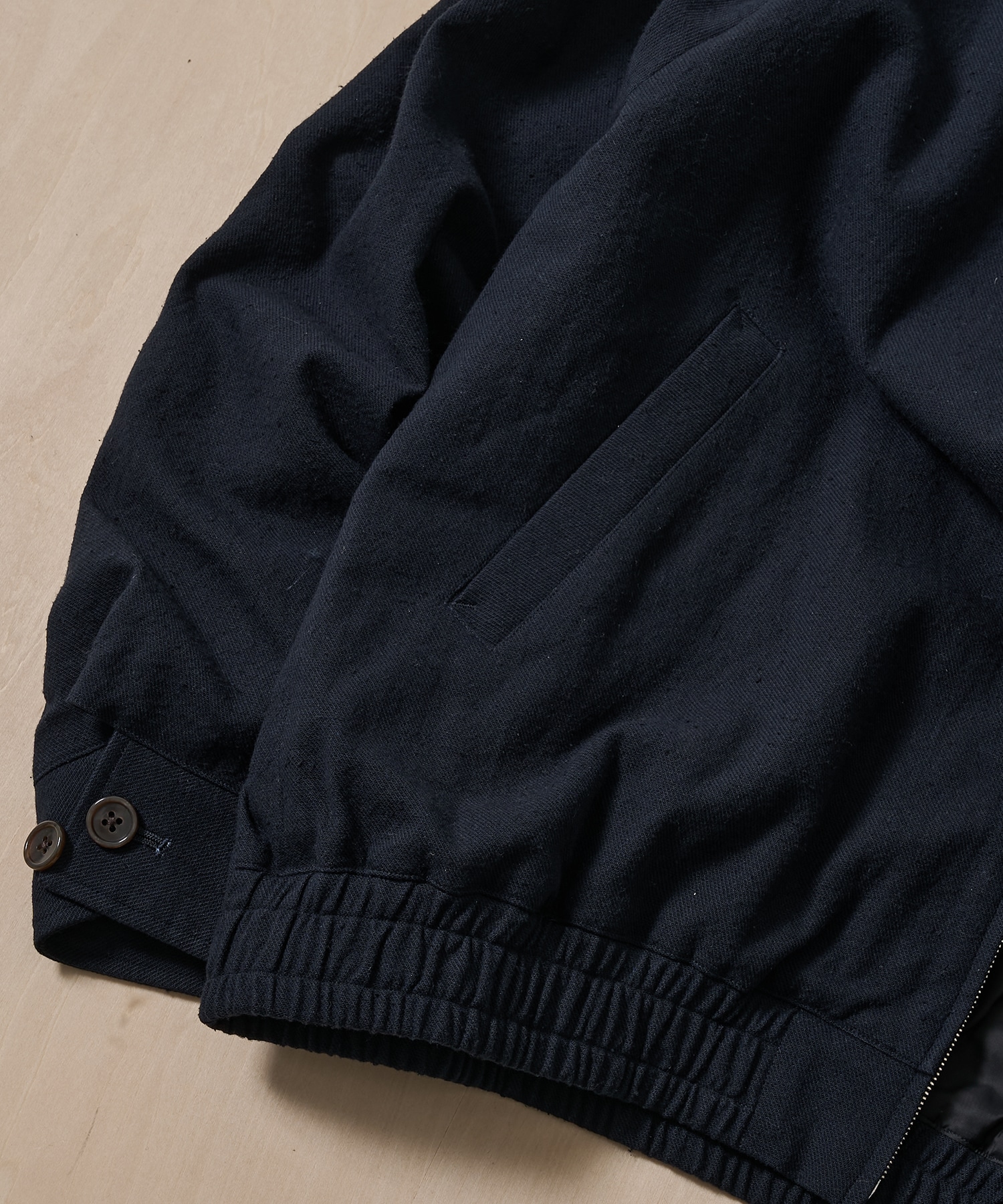 COTTON SILK RAGLAN BLOUSON FUJI