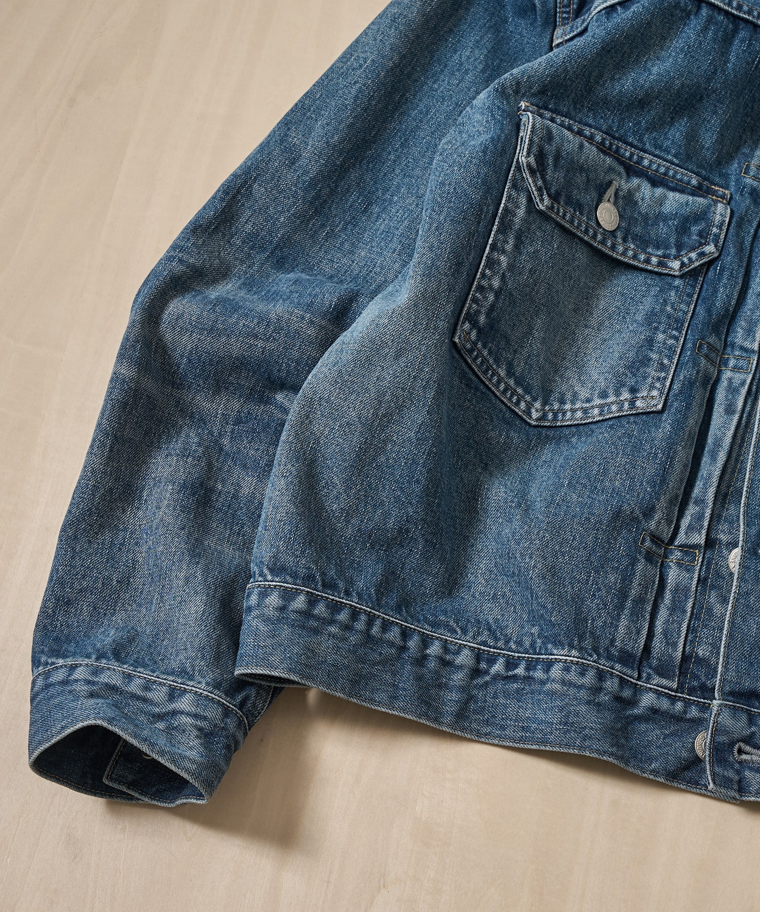 DENIM JKT H.WASH MASSES