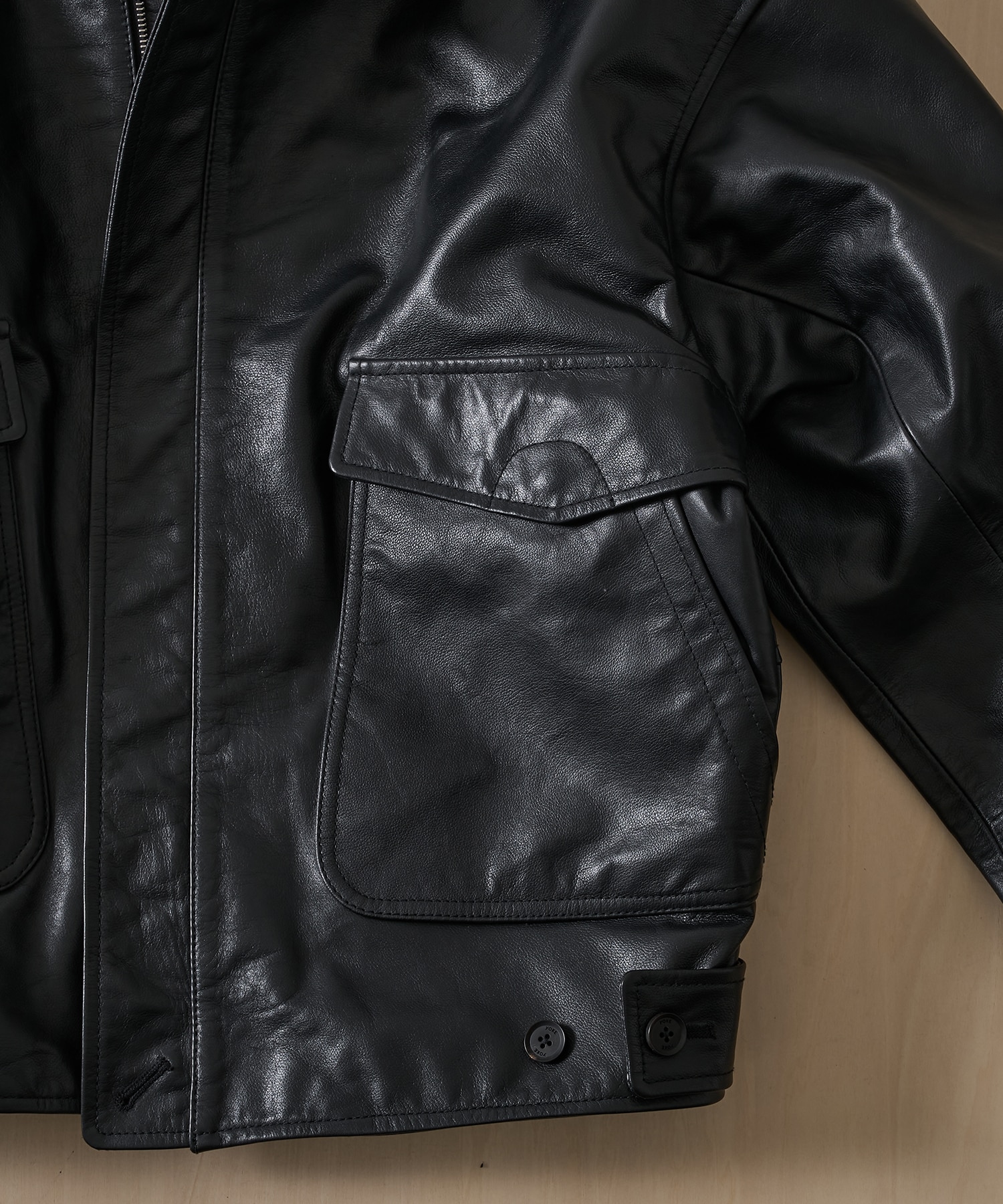 別注 Leather Flight Jacket YOKE