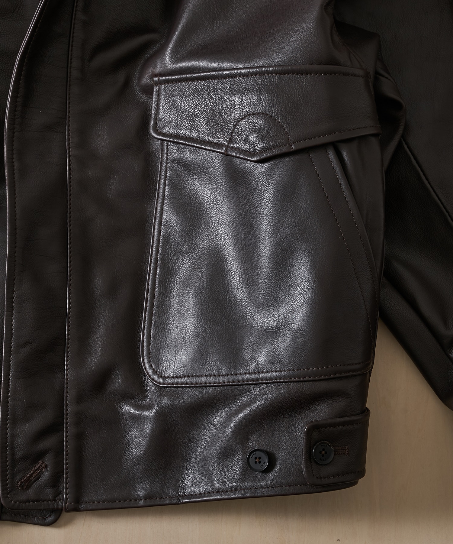 別注 Leather Flight Jacket YOKE