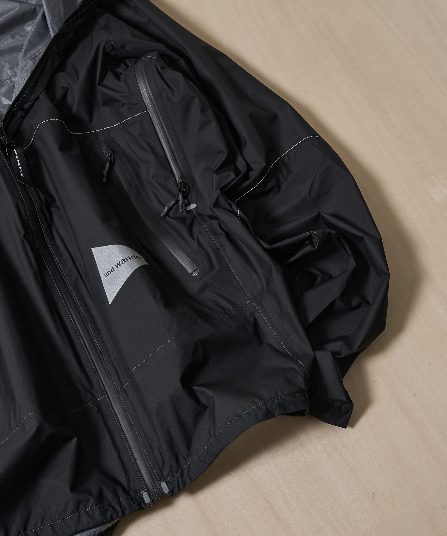 3L UL rain jacket and wander