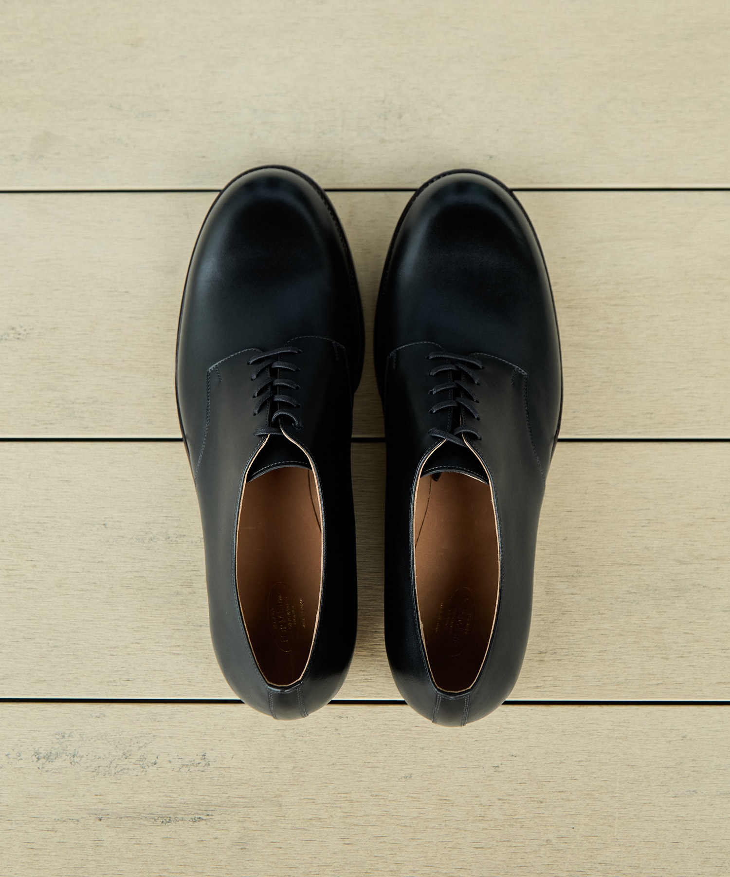 Blucher plain toe forme
