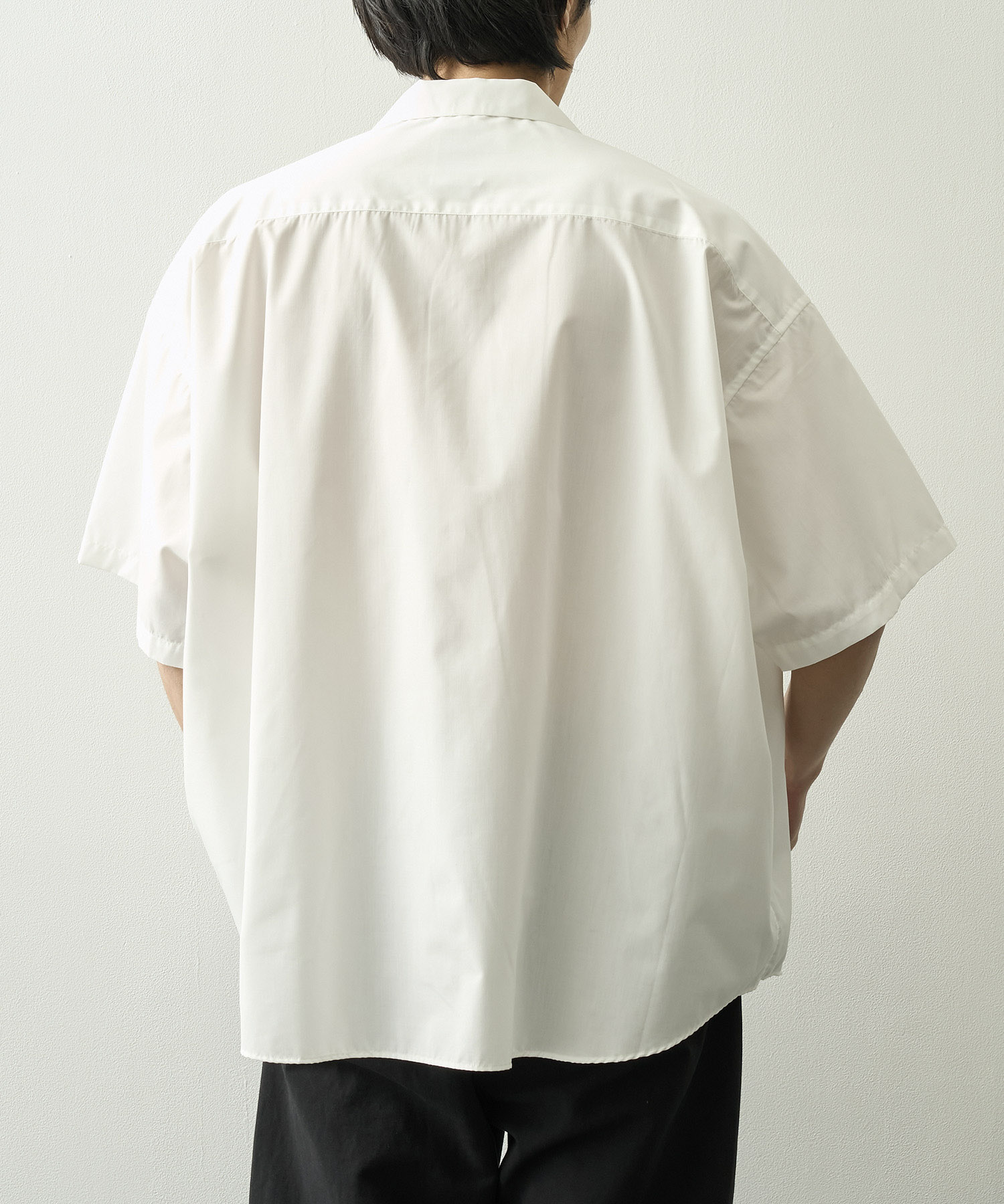 P/C OPEN COLLAR SS SHIRT S.F.C