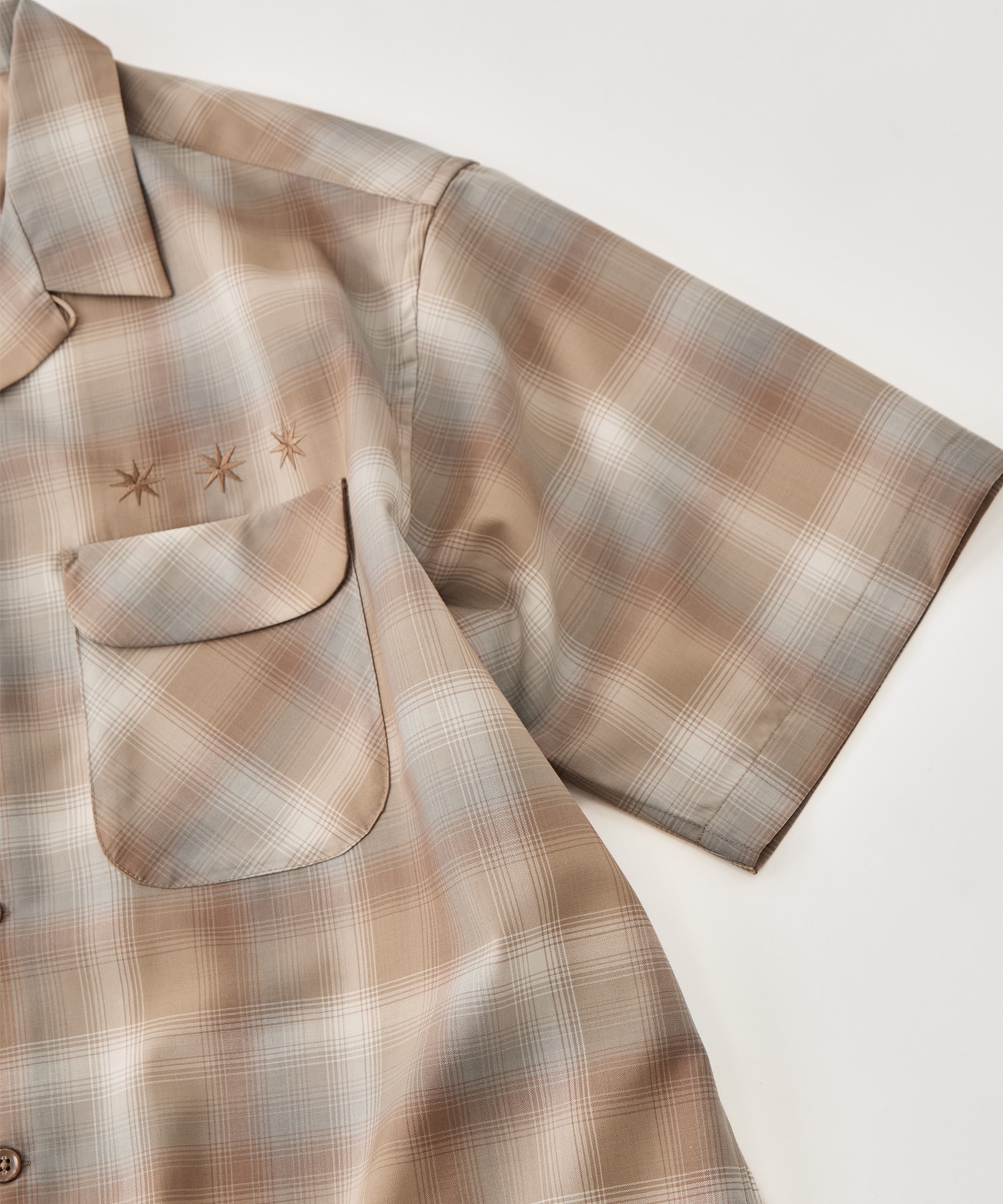【PENDLETON×GDC】Open Collar Shirt S／S GDC