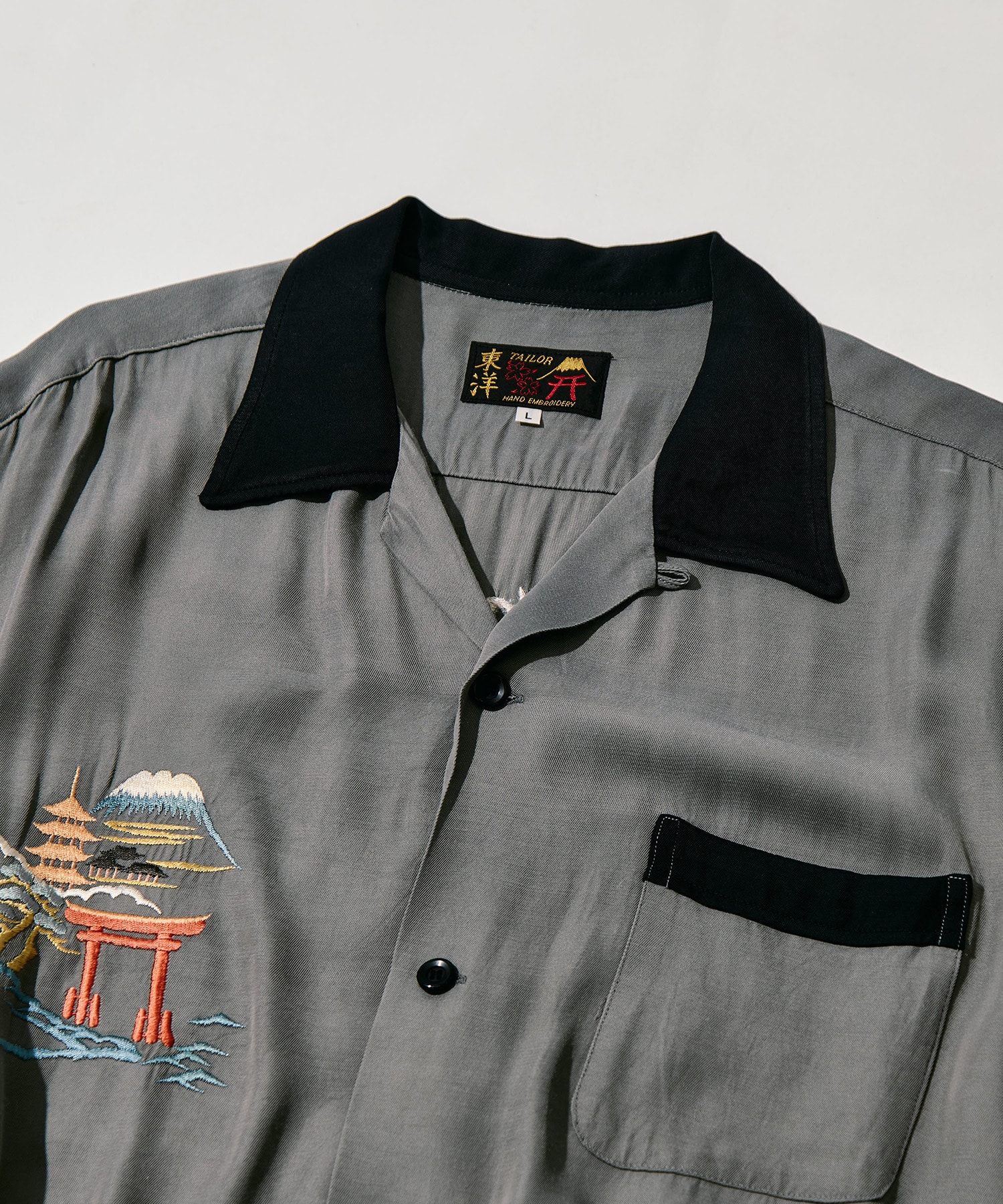 SUKA SHIRT JAPAN MAP TAILOR TOYO