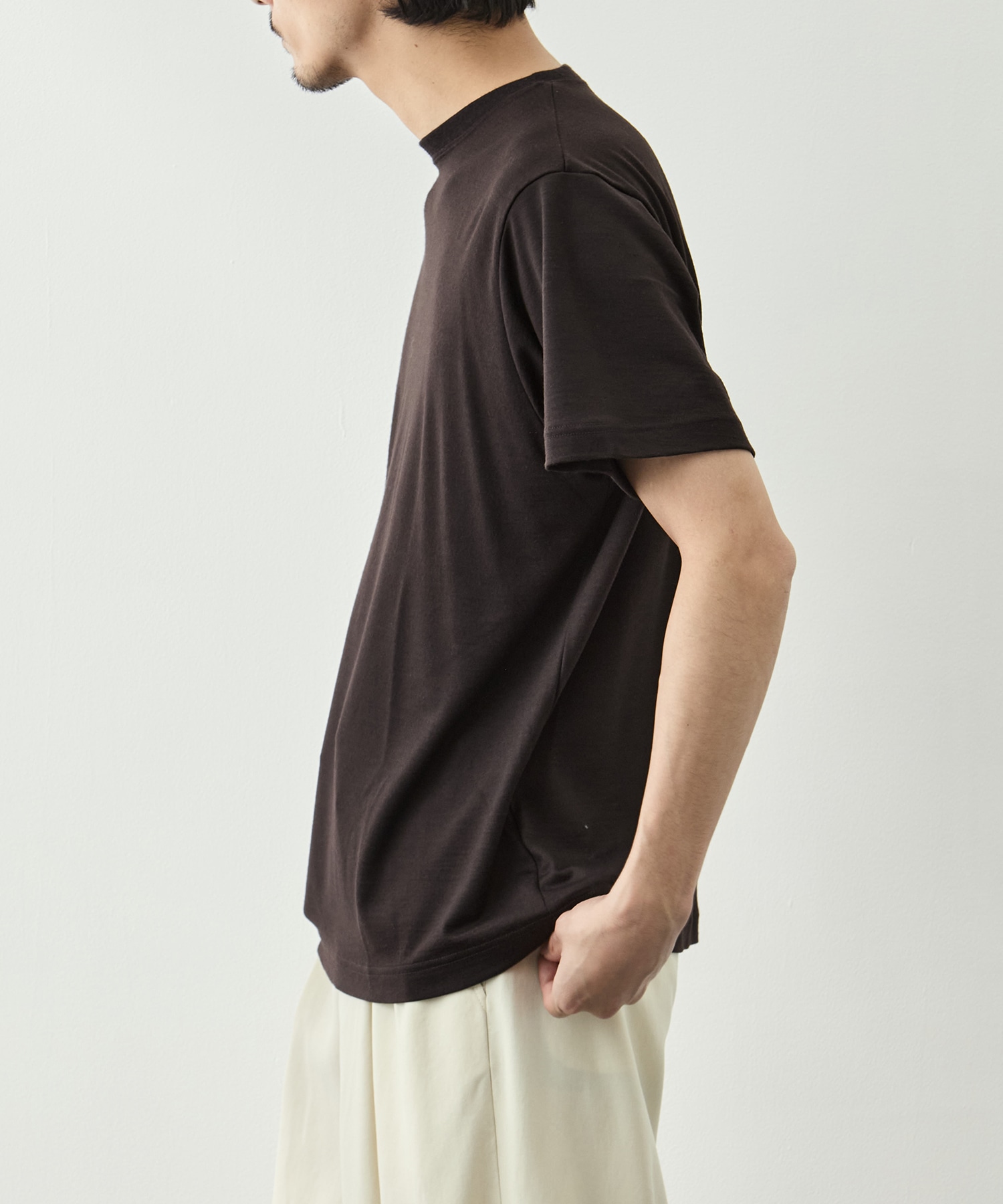 WOOL S/S T-SHIRT FUJI