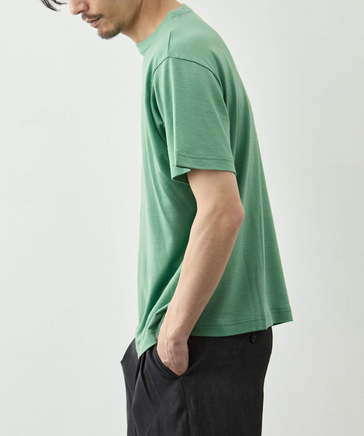 WOOL S/S T-SHIRT FUJI