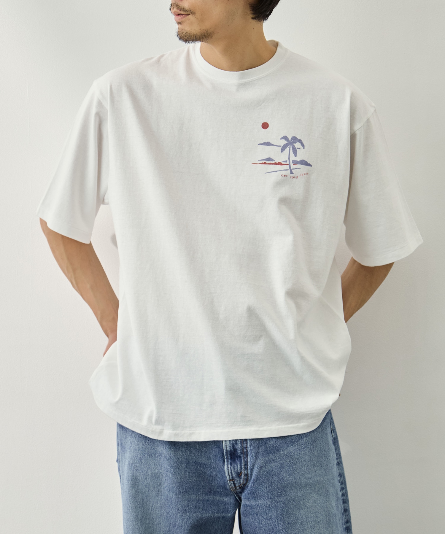 Printed S/S Tee FLOW PHEENY