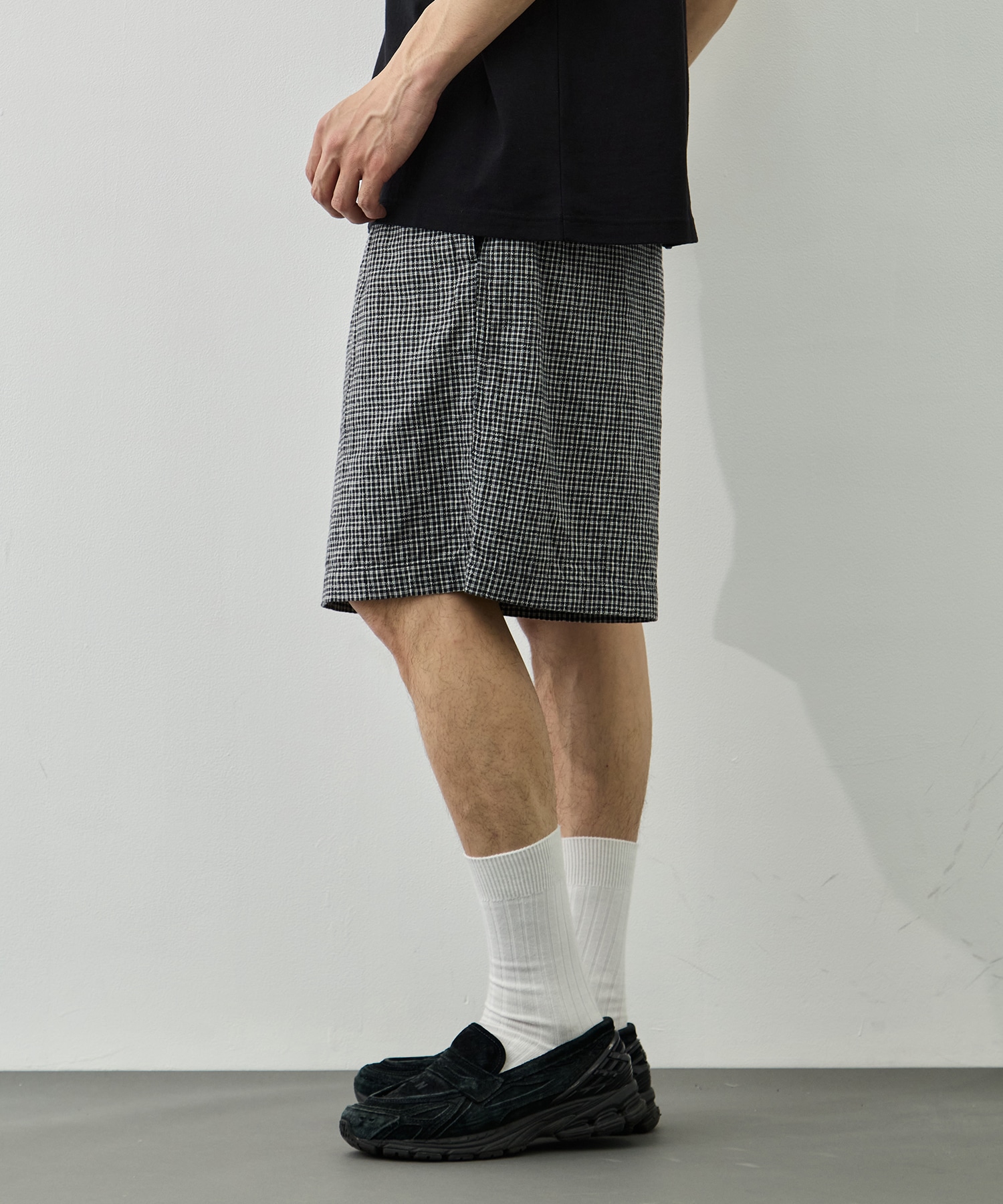 Dobby Gingham Check Easy Shorts COOTIE PRODUCTIONS