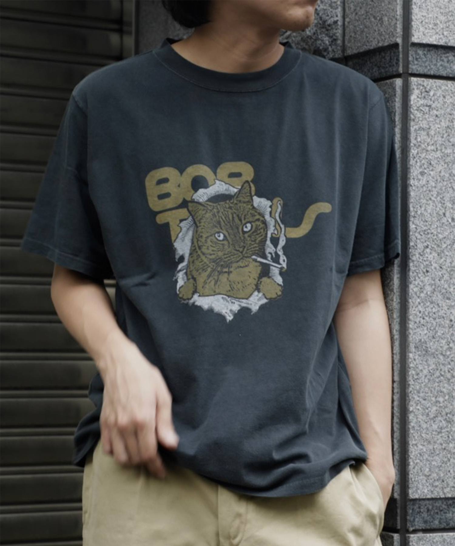 別注 HARD SP加工20/-天竺レギュラーT(BOB) REMI RELIEF